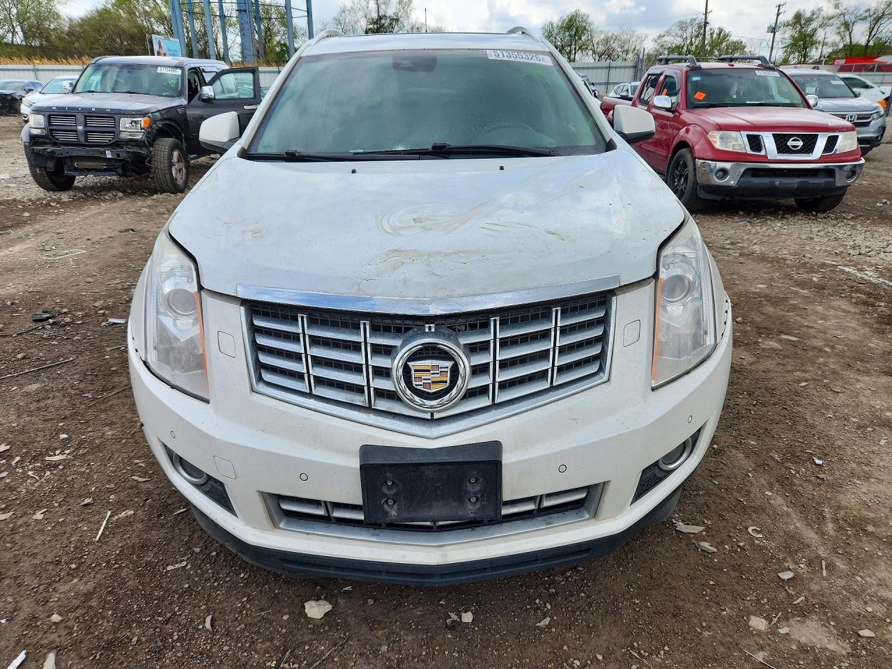 2013 Cadillac Srx Premium Collection Белый vin: 3GYFNJE30DS625785