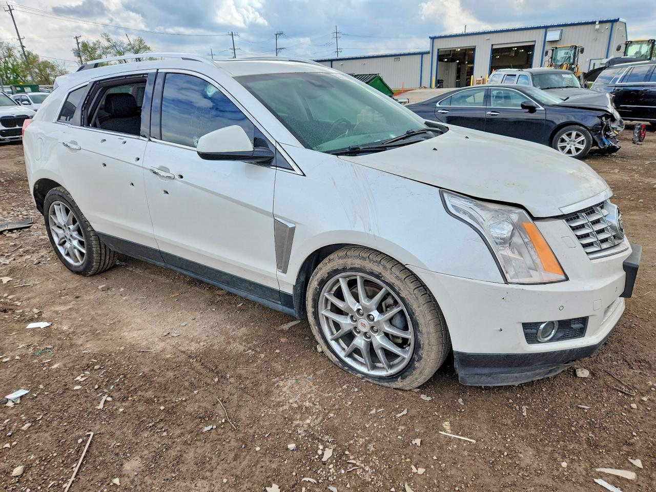 2013 Cadillac Srx Premium Collection Белый vin: 3GYFNJE30DS625785