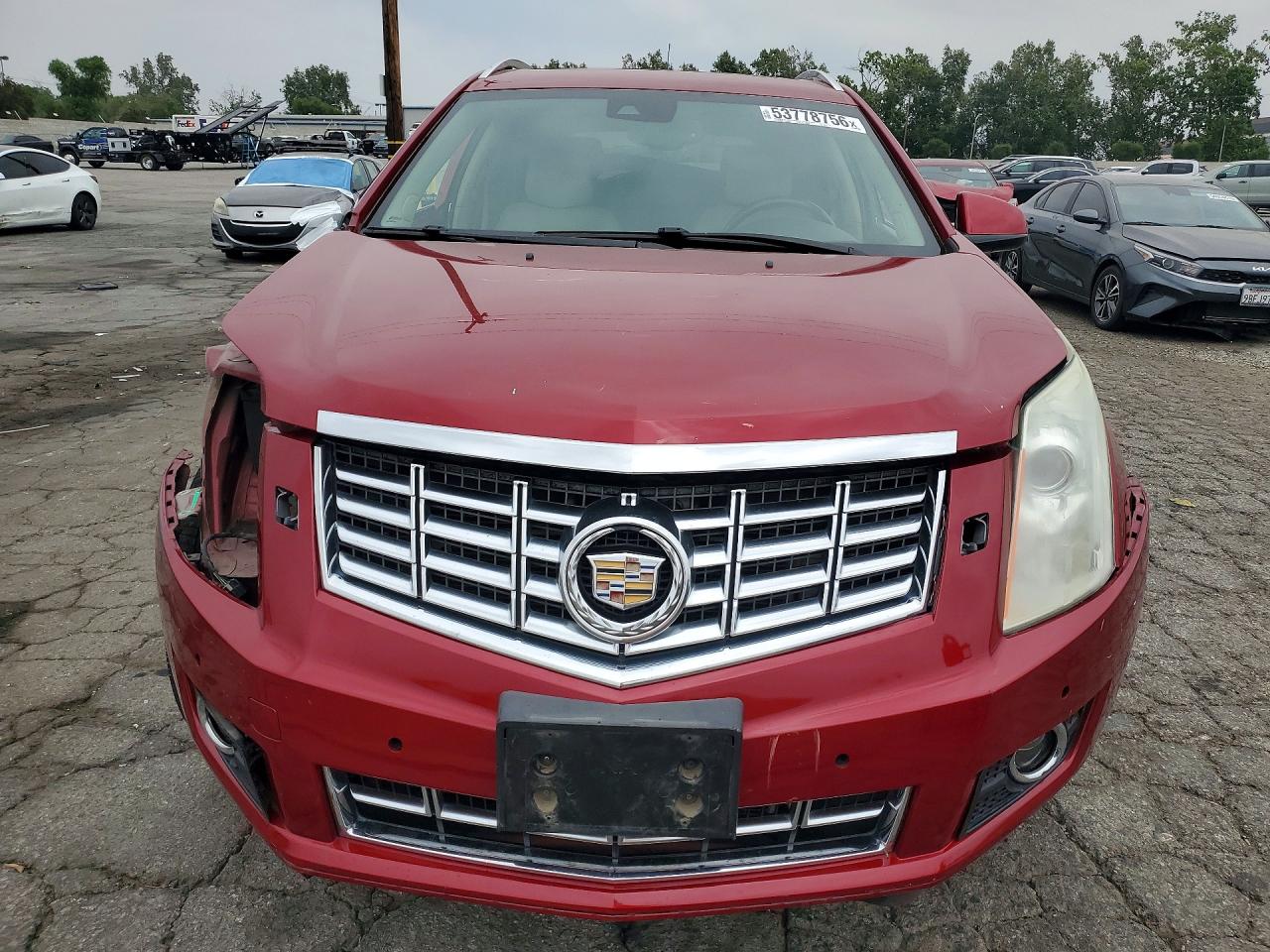 2013 Cadillac Srx Premium Collection Red vin: 3GYFNJE31DS518048