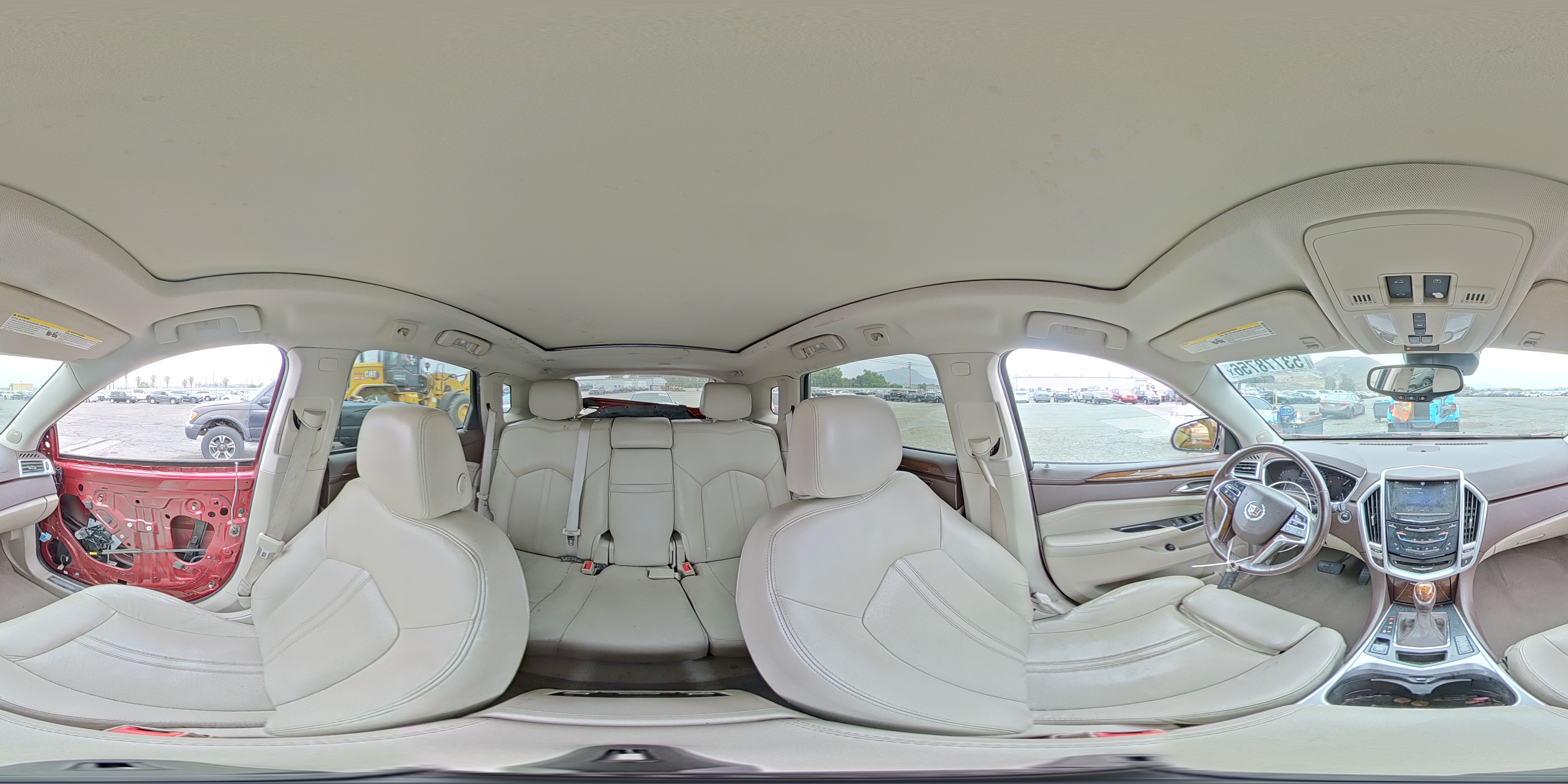 2013 Cadillac Srx Premium Collection Red vin: 3GYFNJE31DS518048