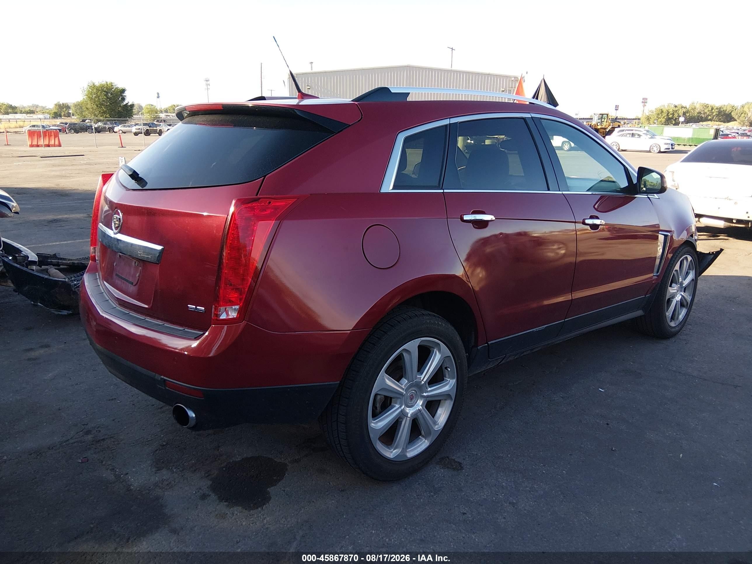 2013 Cadillac Srx Premium Collection Бордовый vin: 3GYFNJE31DS653921