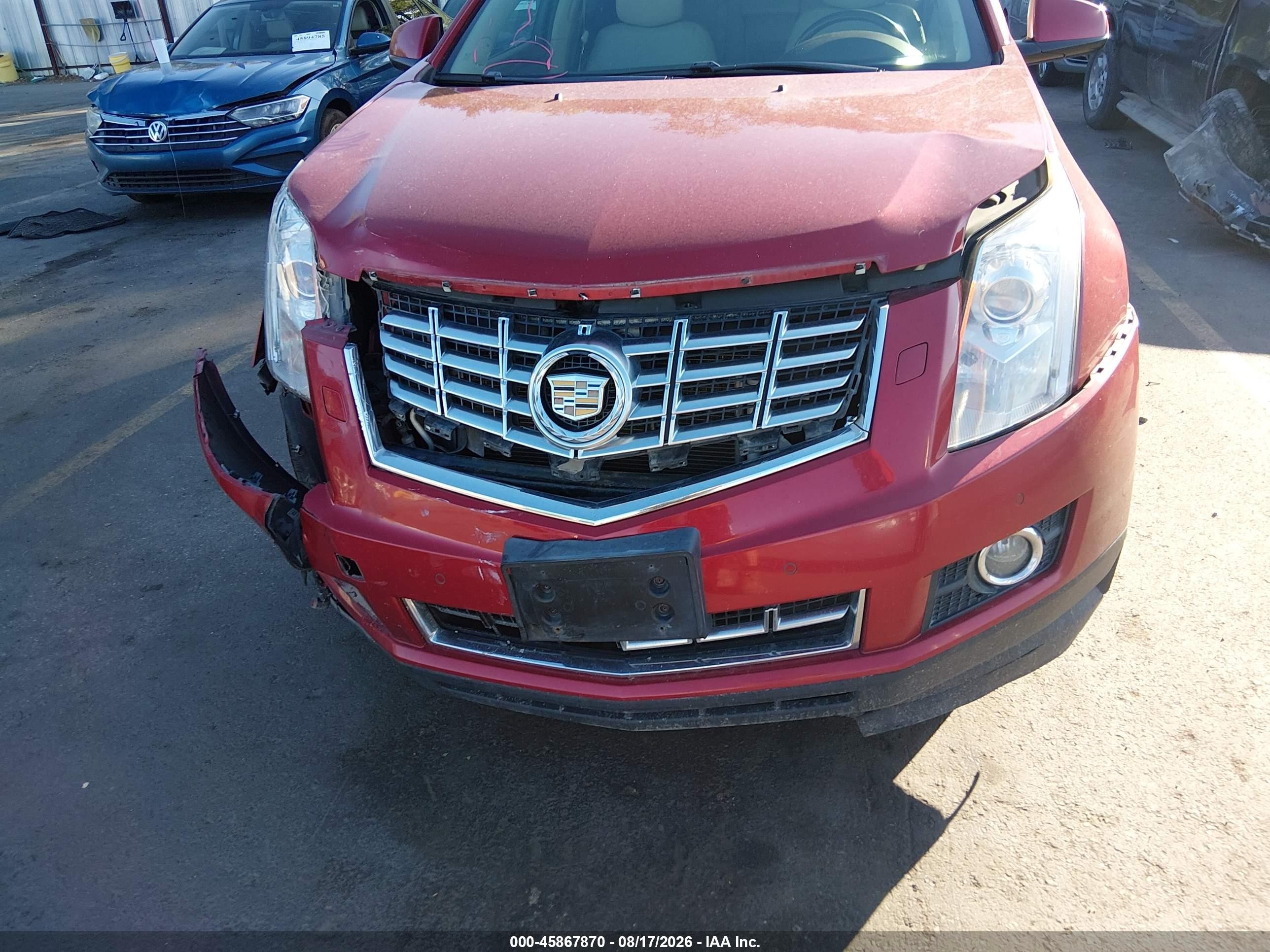 2013 Cadillac Srx Premium Collection Бордовый vin: 3GYFNJE31DS653921