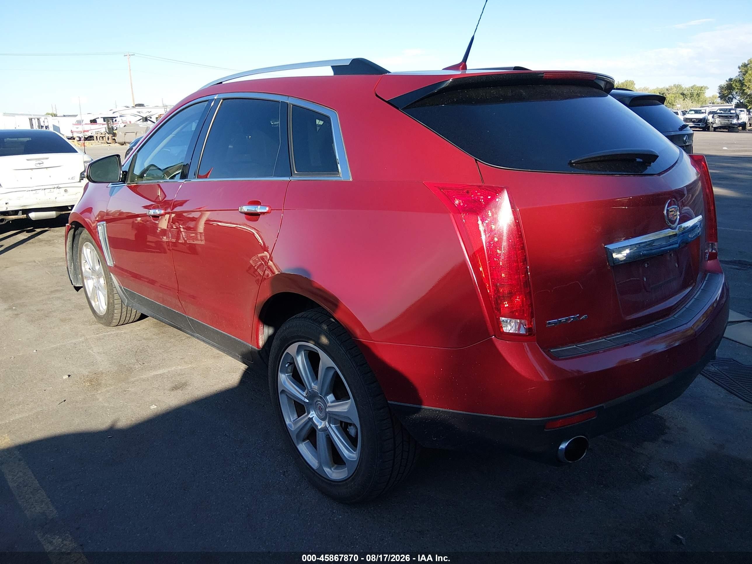 2013 Cadillac Srx Premium Collection Бордовый vin: 3GYFNJE31DS653921