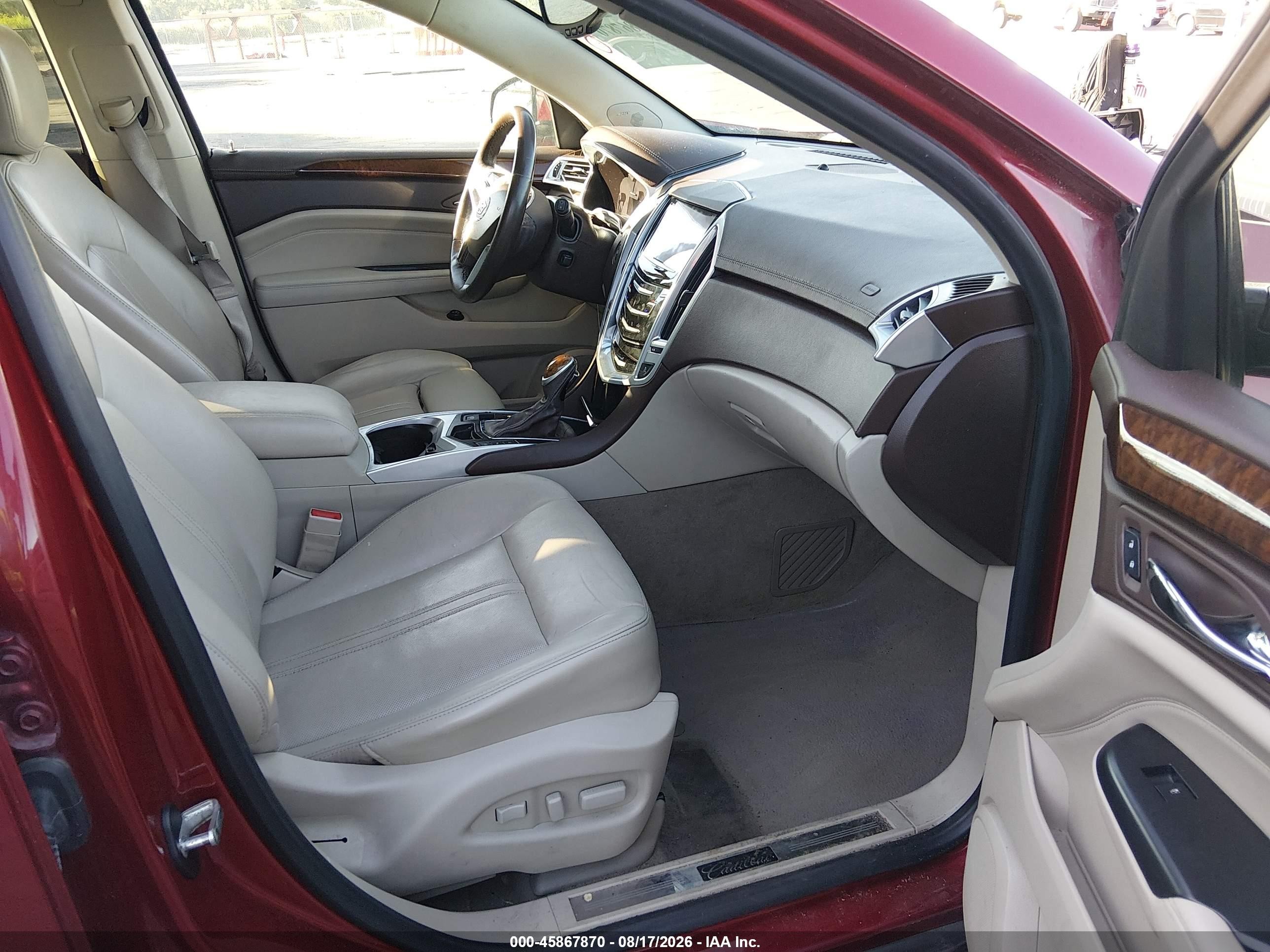 2013 Cadillac Srx Premium Collection Бордовый vin: 3GYFNJE31DS653921
