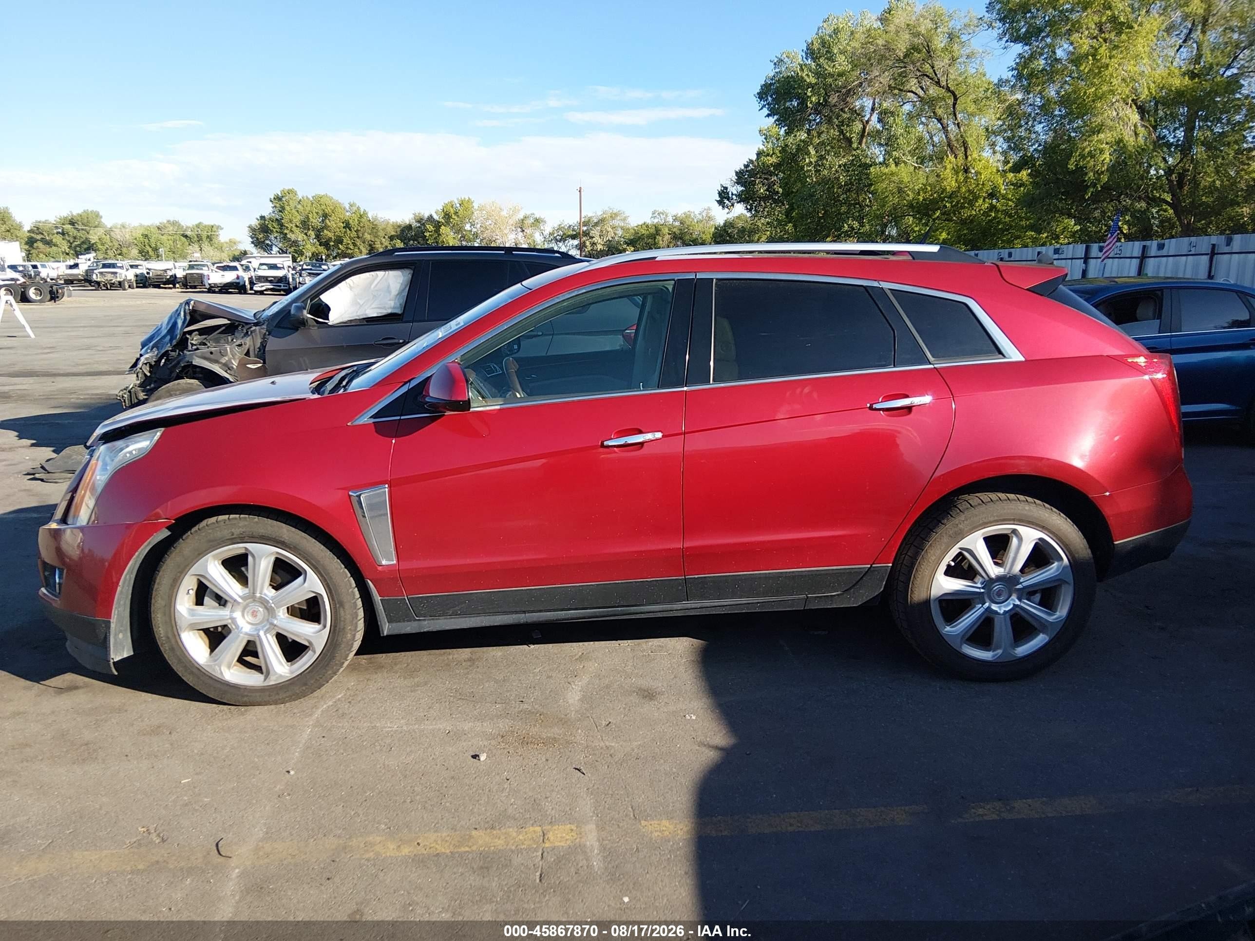 2013 Cadillac Srx Premium Collection Бордовый vin: 3GYFNJE31DS653921