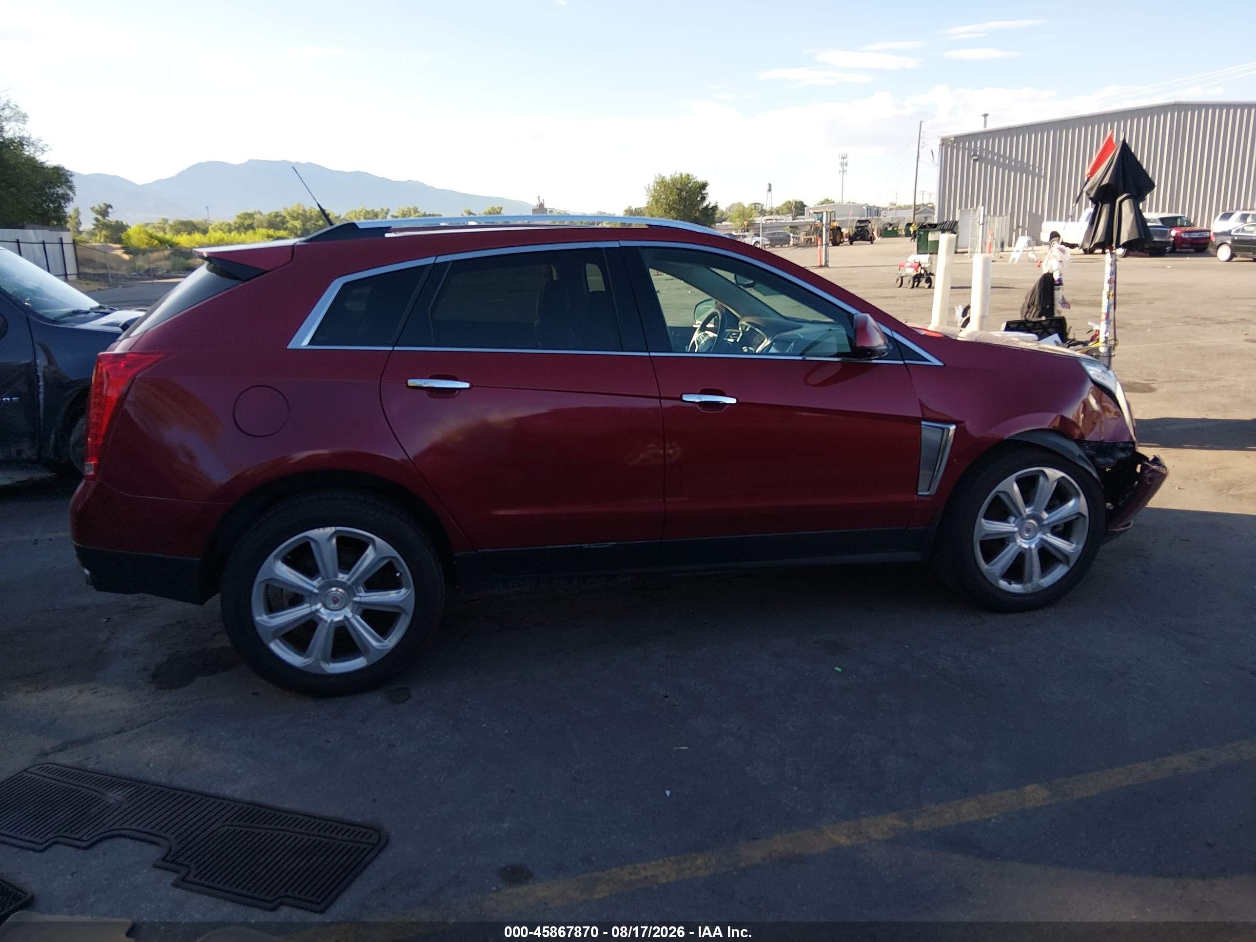2013 Cadillac Srx Premium Collection Бордовый vin: 3GYFNJE31DS653921