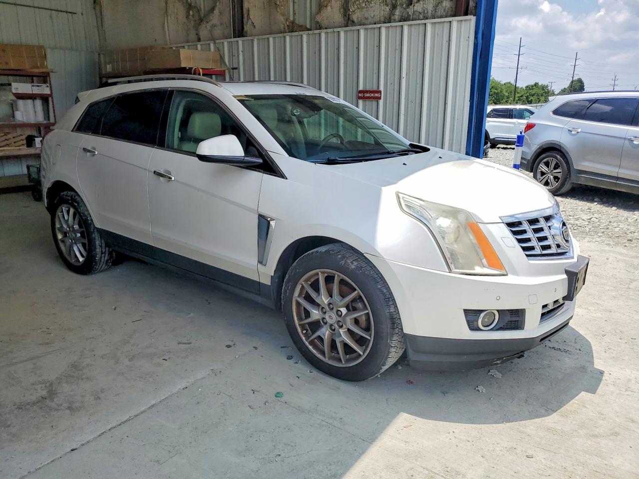 2013 Cadillac Srx Premium Collection White vin: 3GYFNJE32DS517832