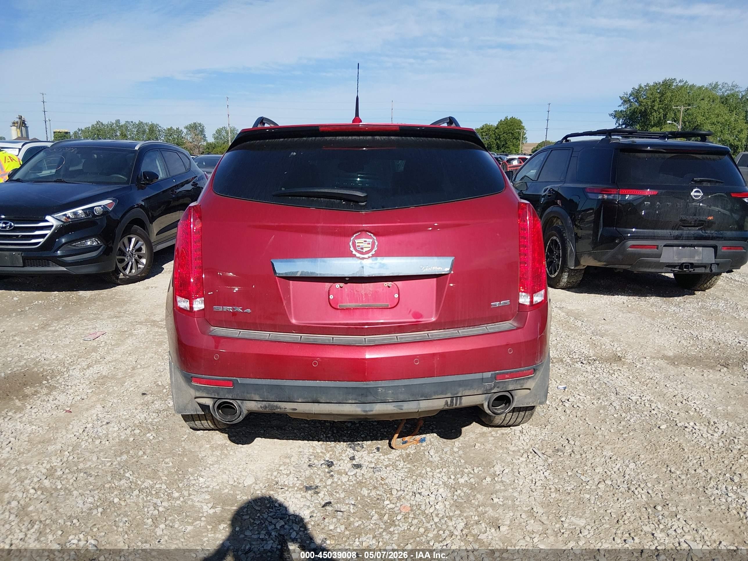 2013 Cadillac Srx Premium Collection Красный vin: 3GYFNJE33DS610584