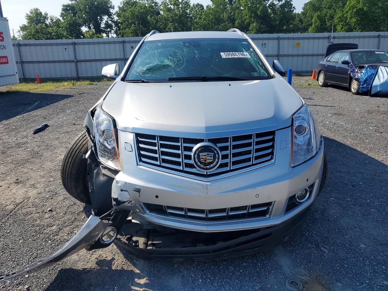 2013 Cadillac Srx Premium Silver vin: 3GYFNJE33DS647523