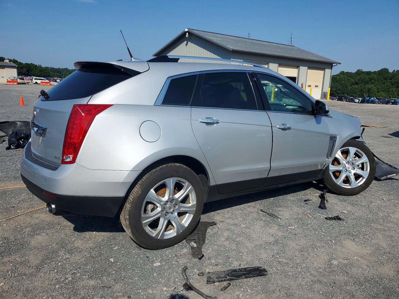 2013 Cadillac Srx Premium Silver vin: 3GYFNJE33DS647523