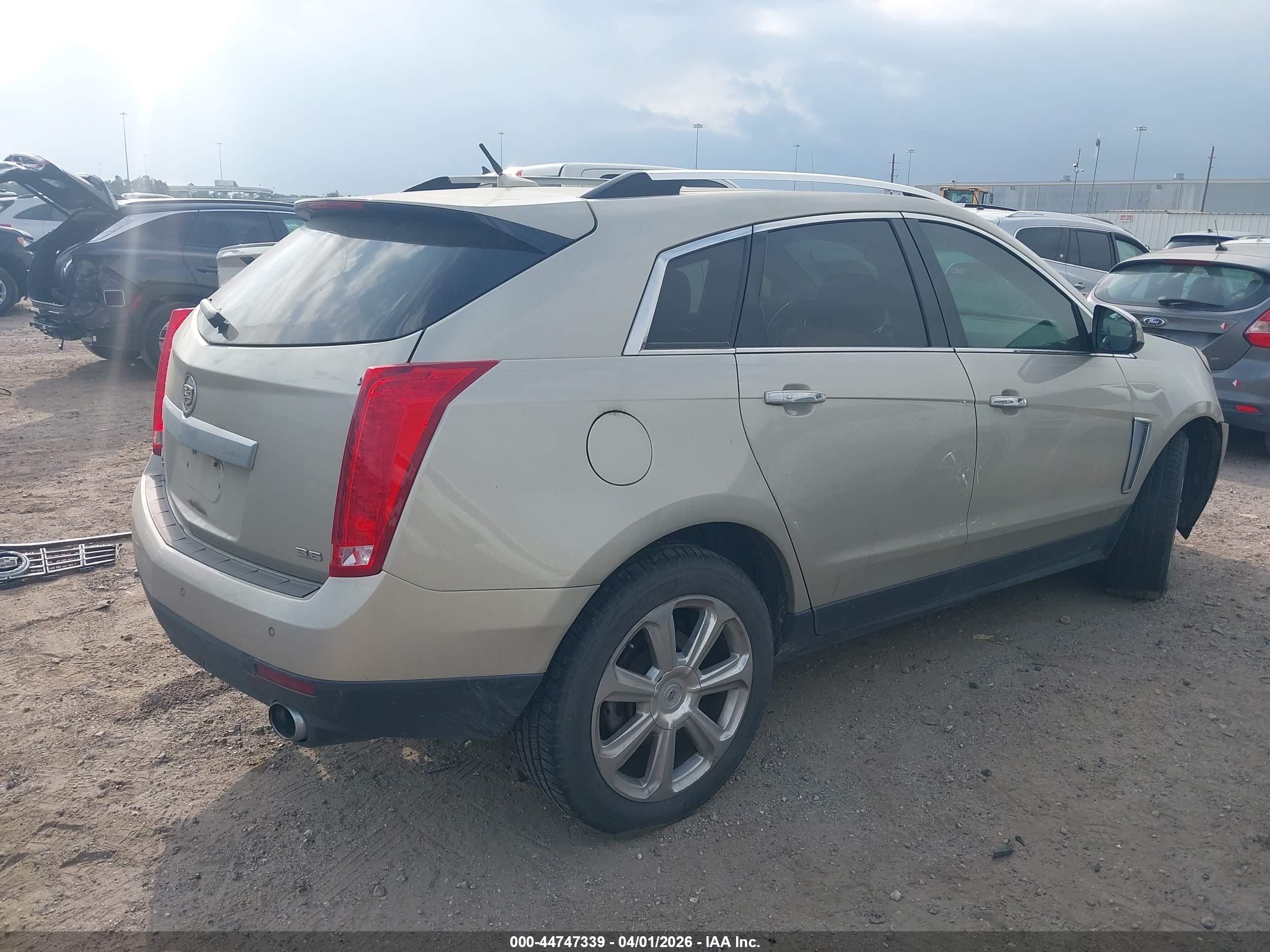2013 Cadillac Srx Premium Collection Silver vin: 3GYFNJE34DS531814