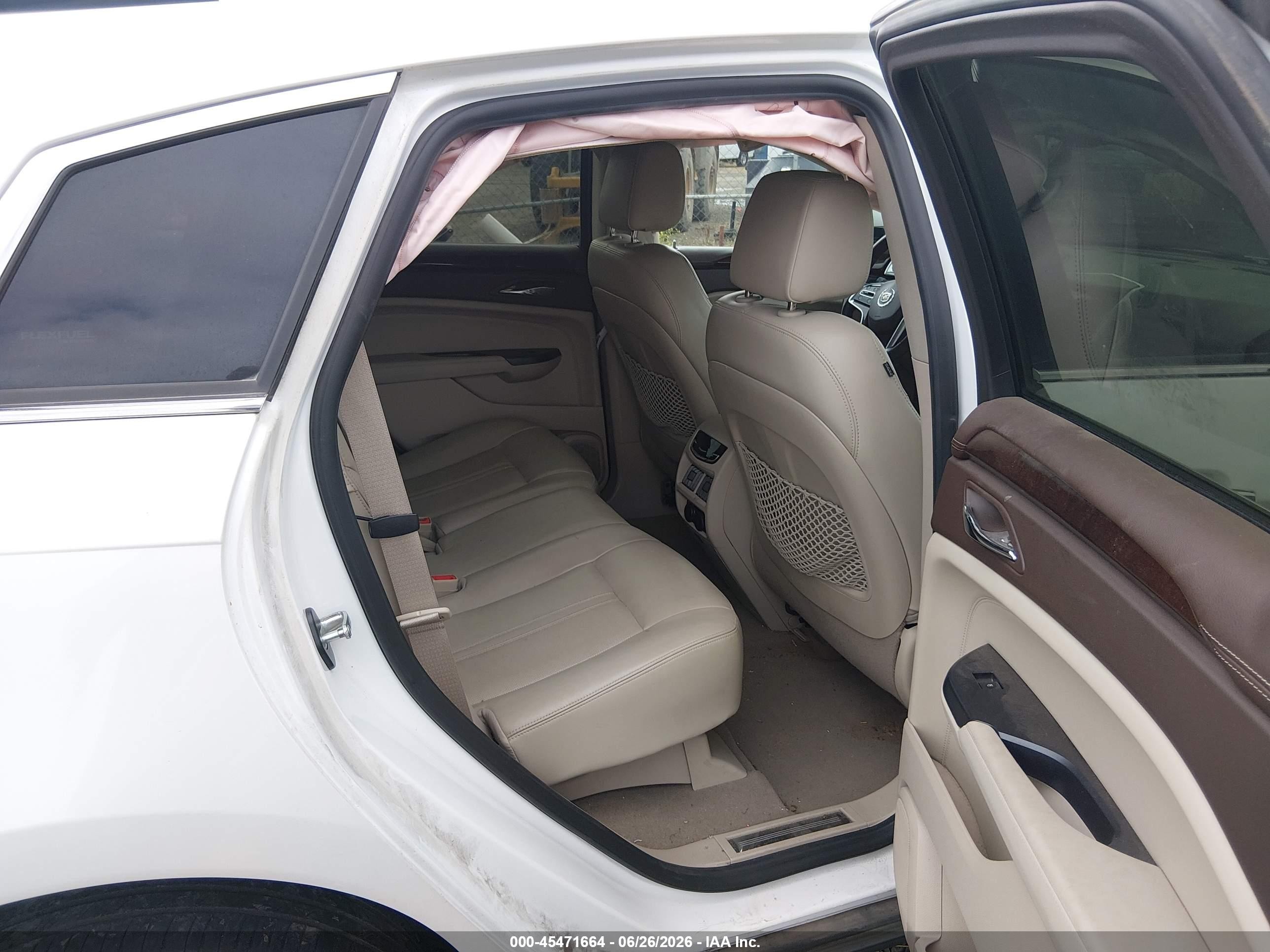 2013 Cadillac Srx Premium Collection White vin: 3GYFNJE34DS539685