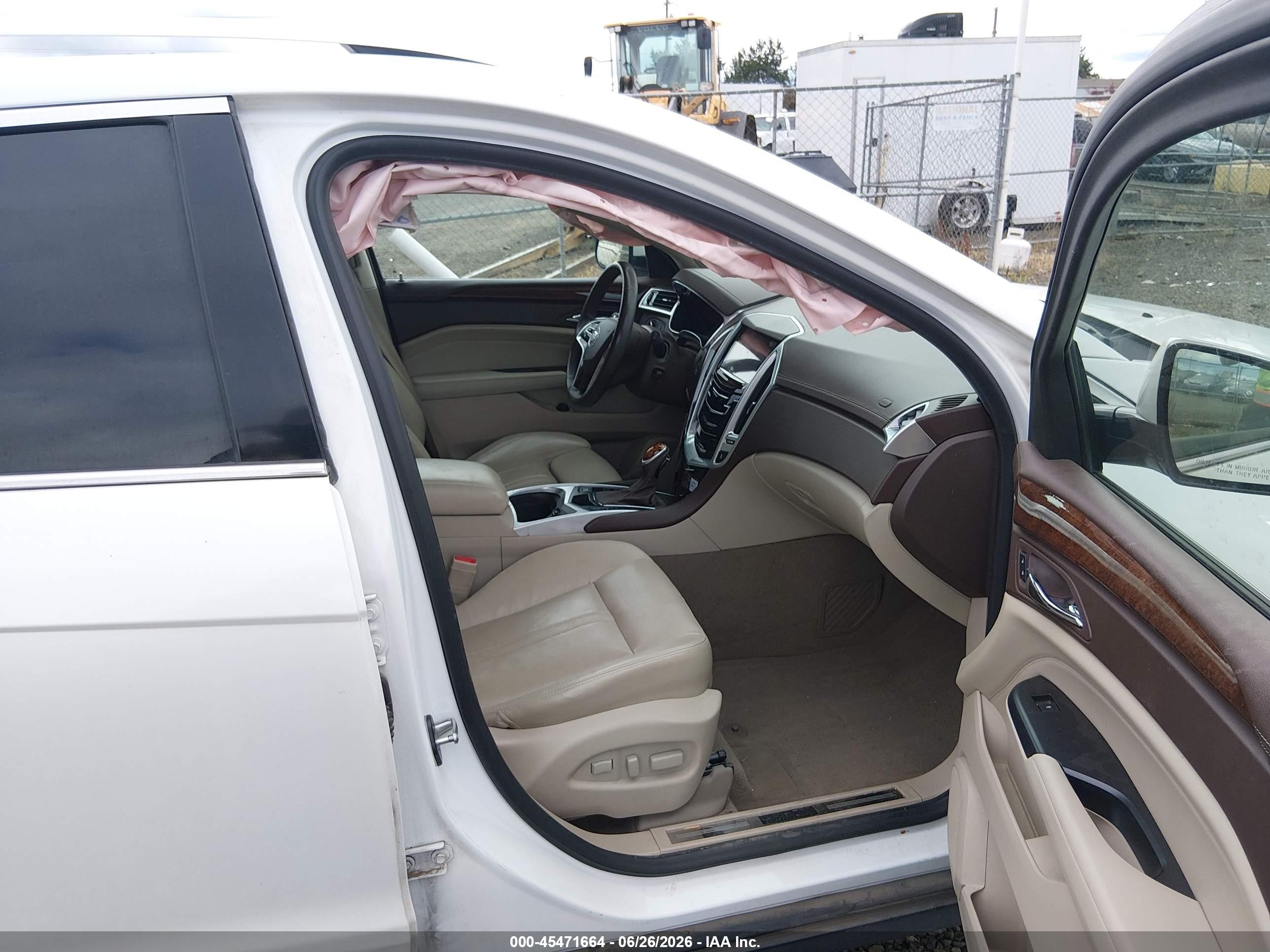 2013 Cadillac Srx Premium Collection White vin: 3GYFNJE34DS539685