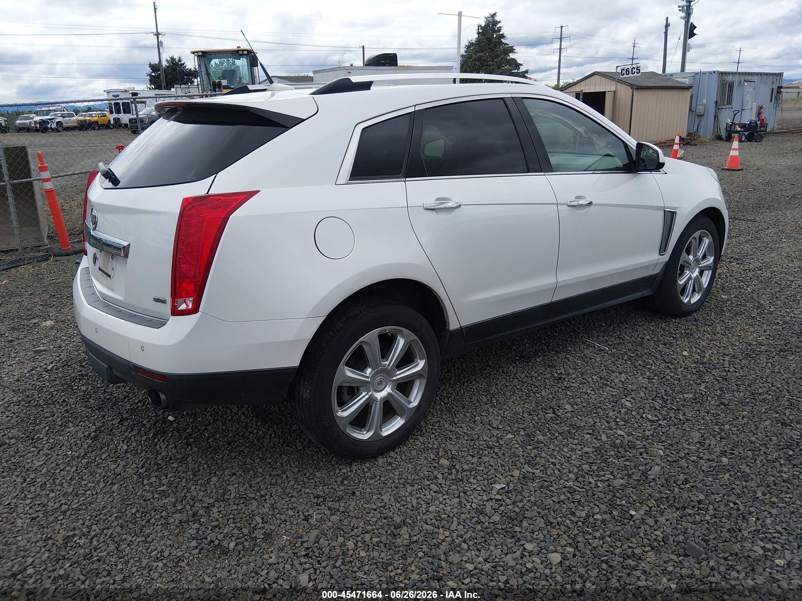 2013 Cadillac Srx Premium Collection White vin: 3GYFNJE34DS539685