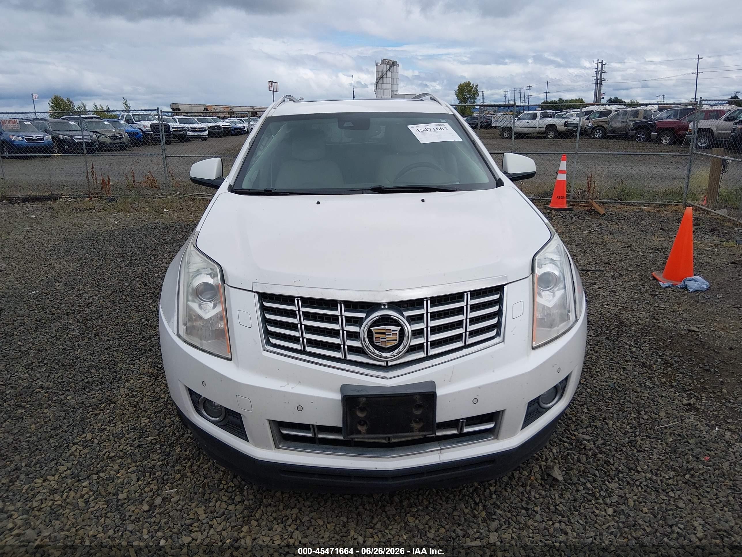 2013 Cadillac Srx Premium Collection White vin: 3GYFNJE34DS539685
