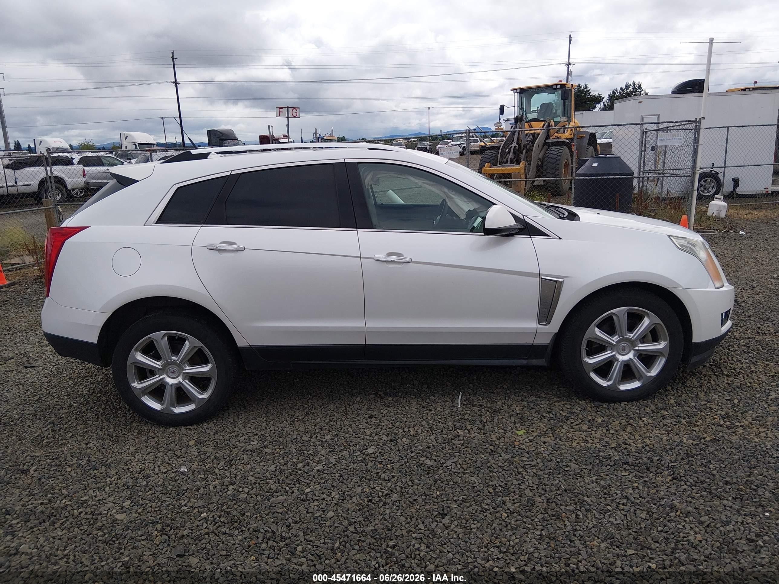 2013 Cadillac Srx Premium Collection White vin: 3GYFNJE34DS539685