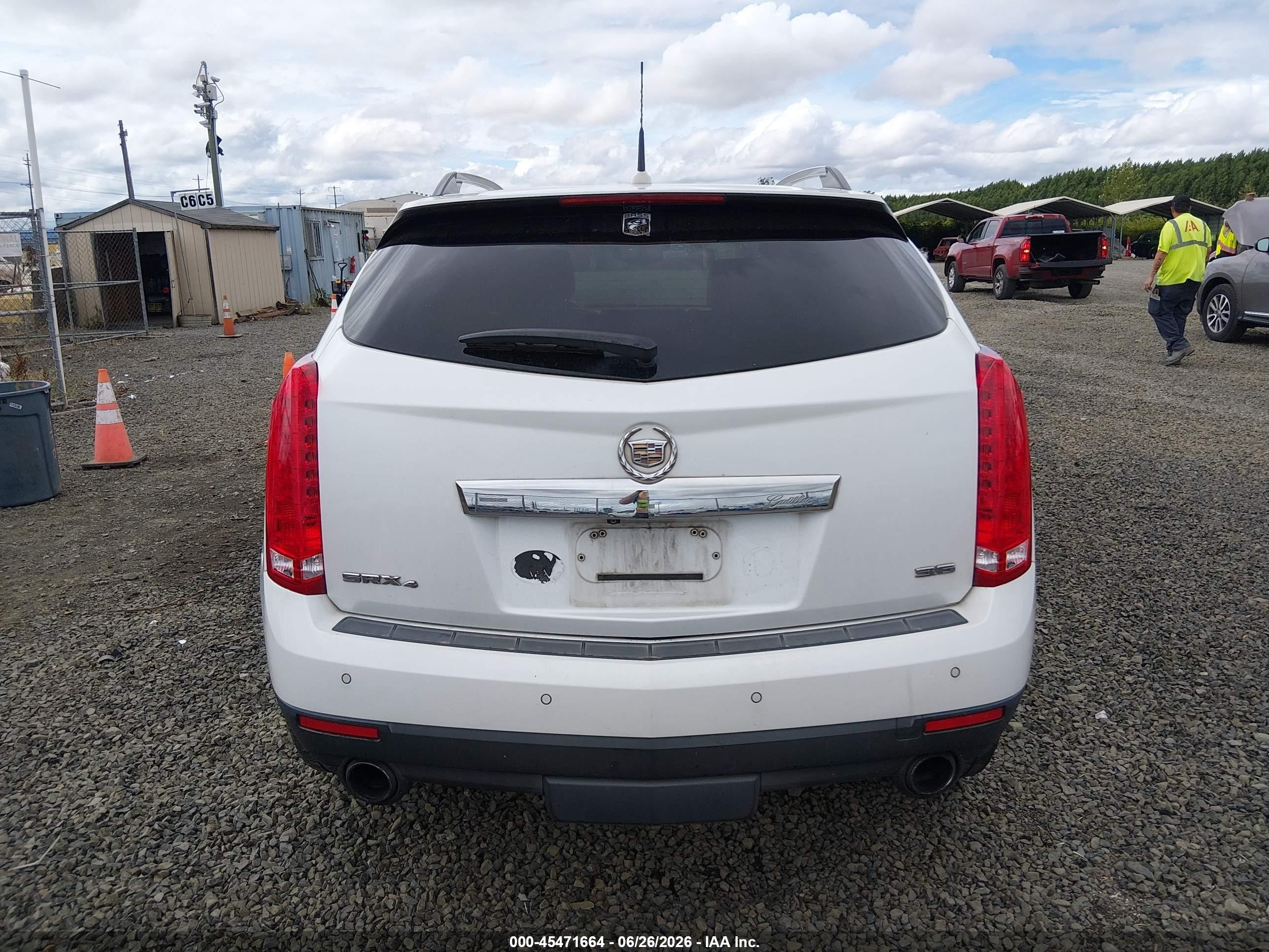2013 Cadillac Srx Premium Collection White vin: 3GYFNJE34DS539685