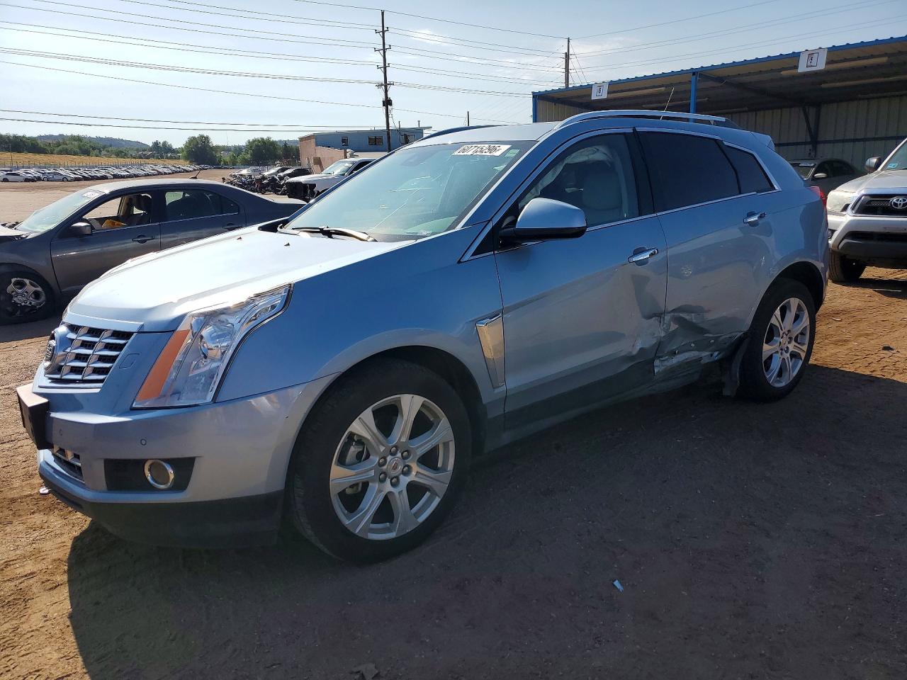 2013 Cadillac Srx Premium Collection Blue vin: 3GYFNJE34DS540433