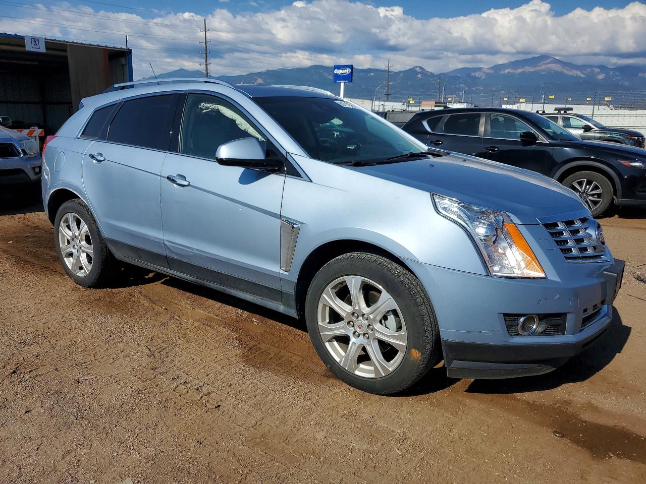 2013 Cadillac Srx Premium Collection Синий vin: 3GYFNJE34DS540433