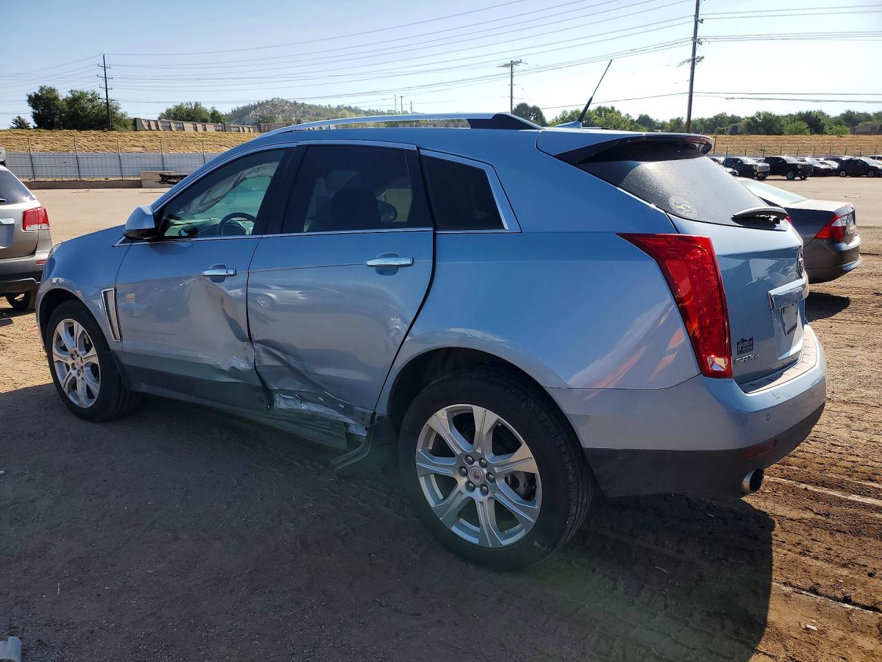 2013 Cadillac Srx Premium Collection Синий vin: 3GYFNJE34DS540433