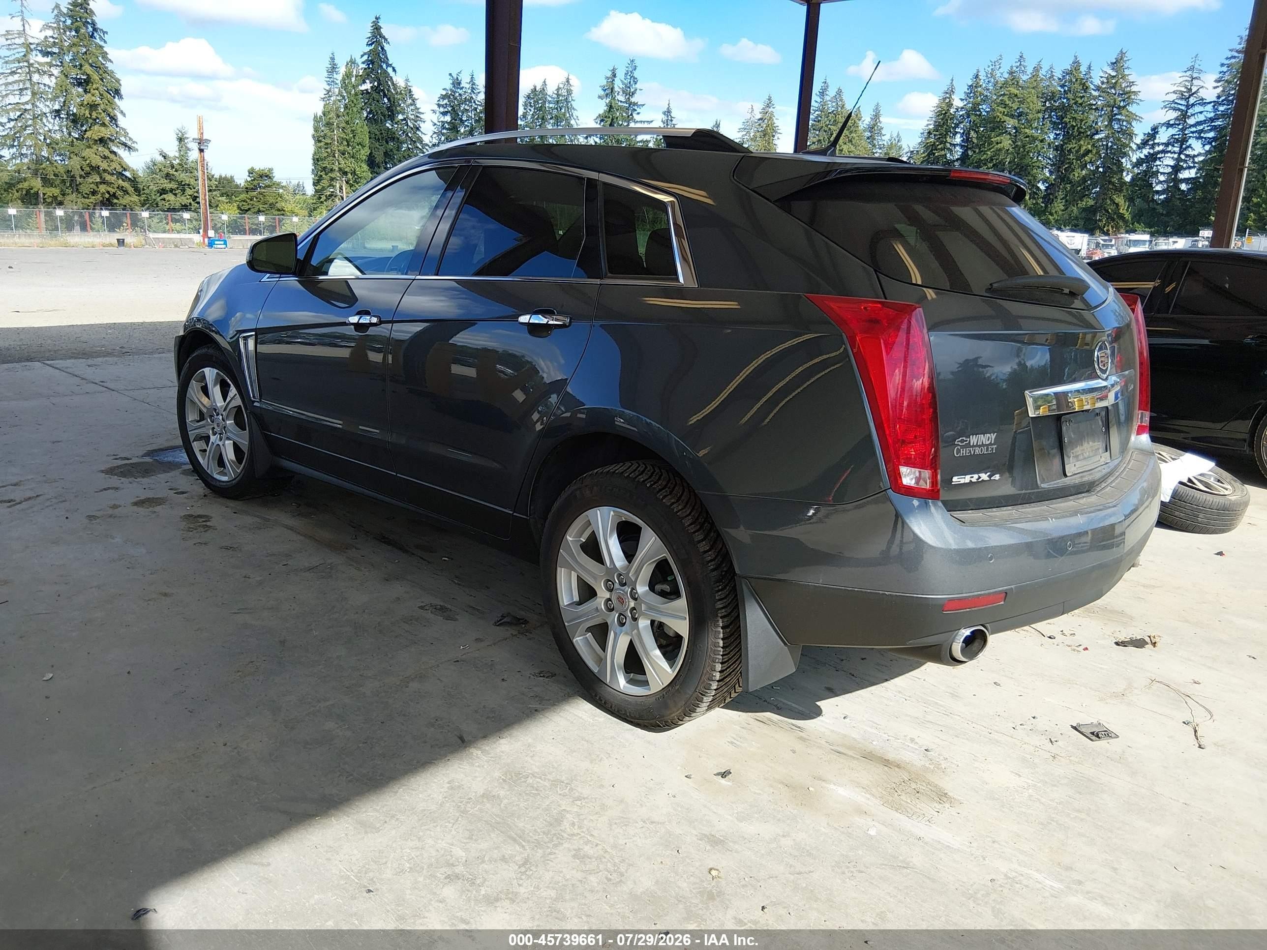 2013 Cadillac Srx Premium Collection Blue vin: 3GYFNJE34DS577028