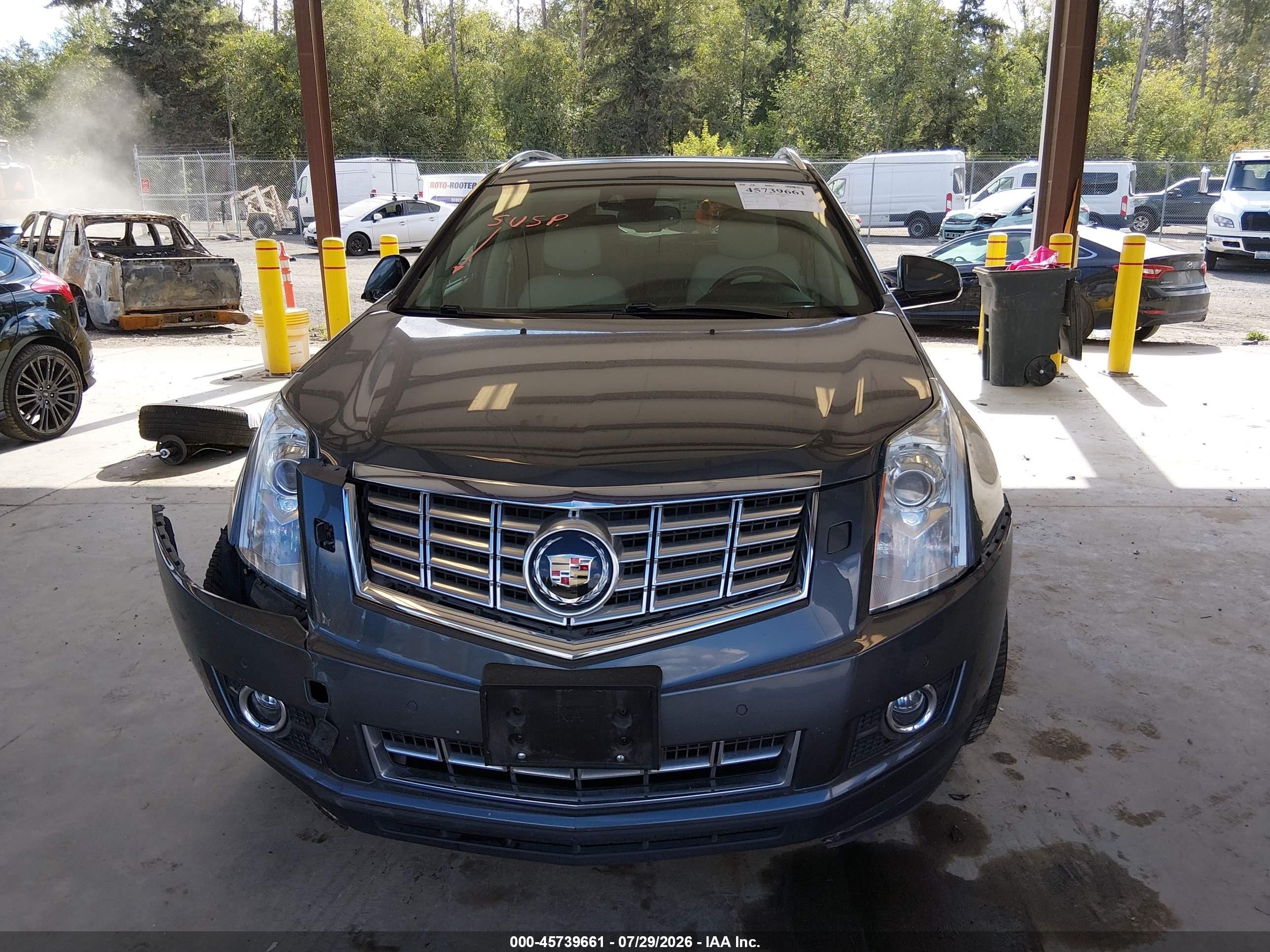 2013 Cadillac Srx Premium Collection Blue vin: 3GYFNJE34DS577028