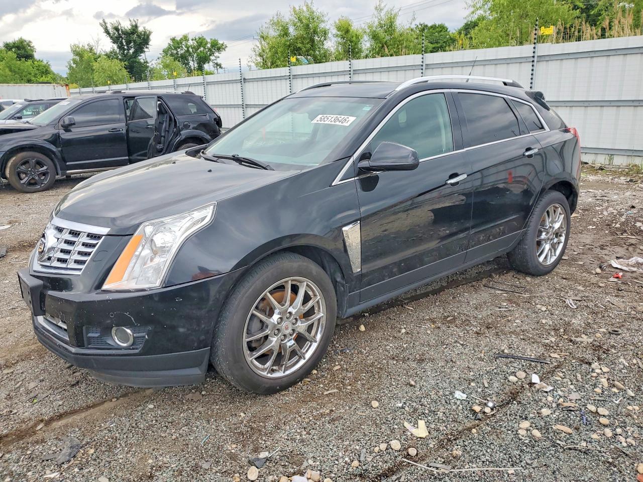 2013 Cadillac Srx Premium Collection Black vin: 3GYFNJE35DS655607