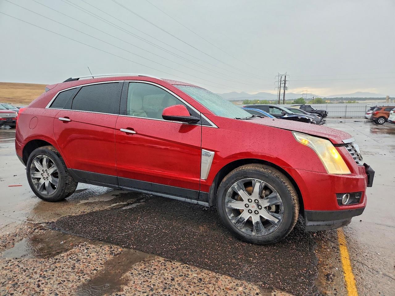 2013 Cadillac Srx Premium Collection Red vin: 3GYFNJE36DS561090