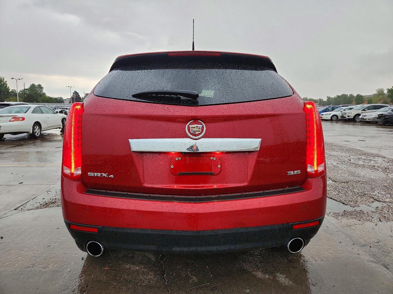 2013 Cadillac Srx Premium Collection Red vin: 3GYFNJE36DS561090