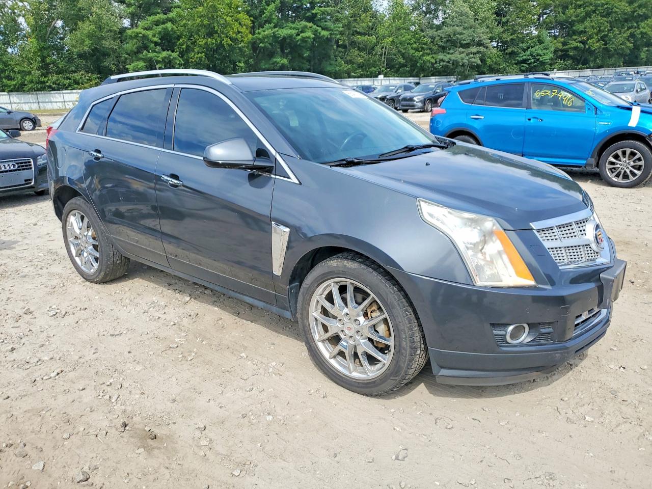 2013 Cadillac Srx Premium Collection Charcoal vin: 3GYFNJE3XDS556295
