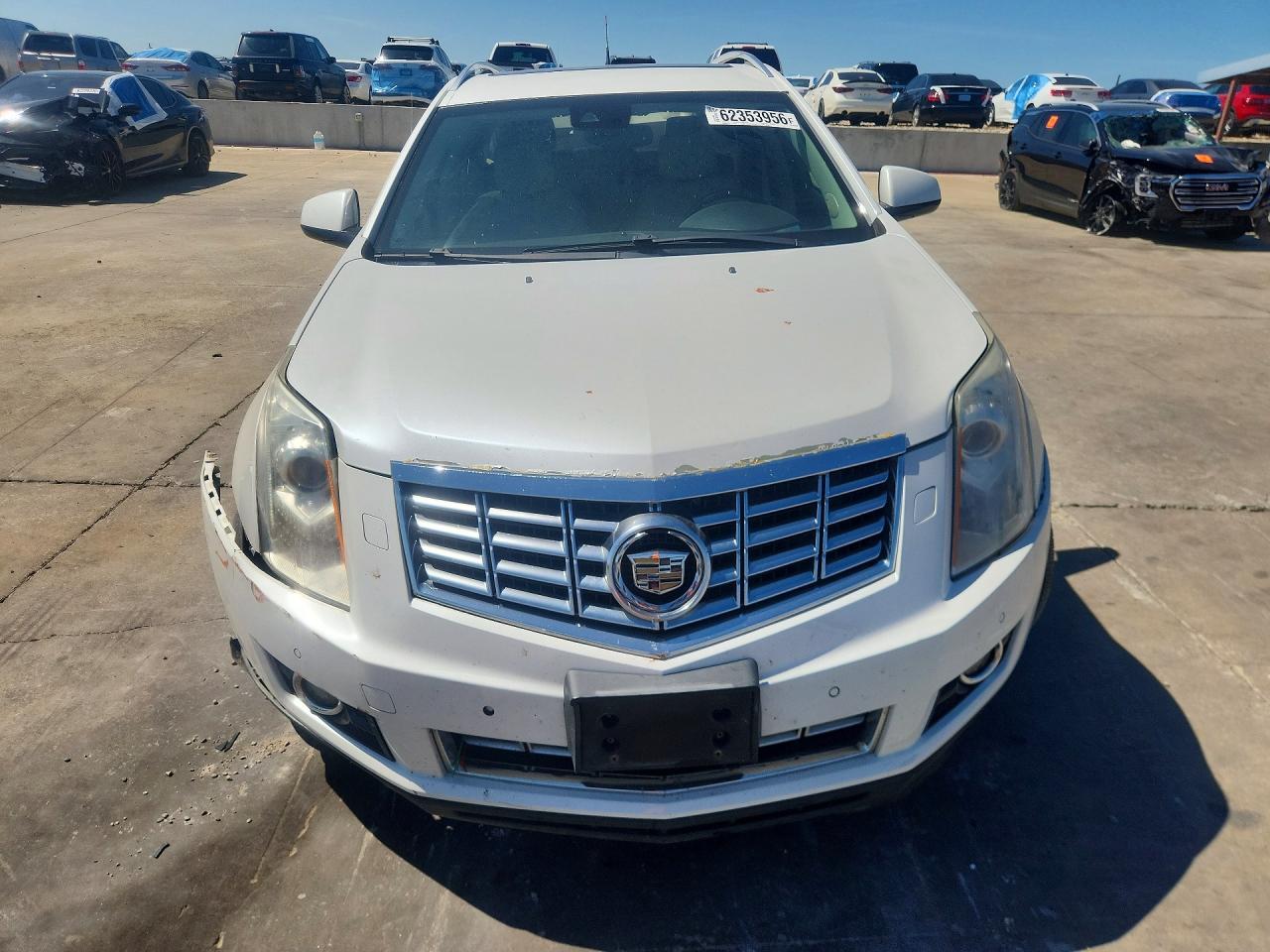 2013 Cadillac Srx Premium Collection White vin: 3GYFNJE3XDS607648
