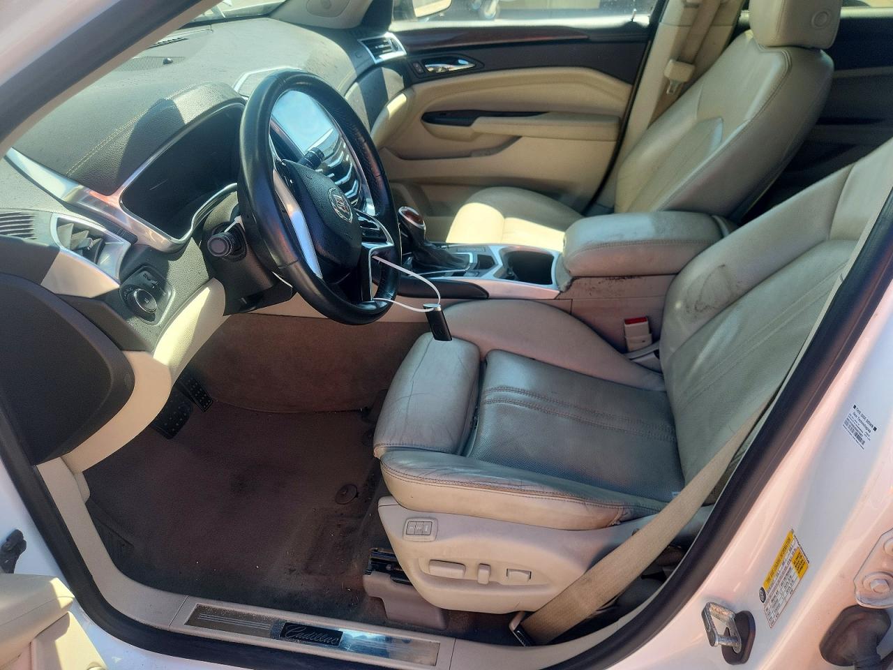 2013 Cadillac Srx Premium Collection White vin: 3GYFNJE3XDS607648