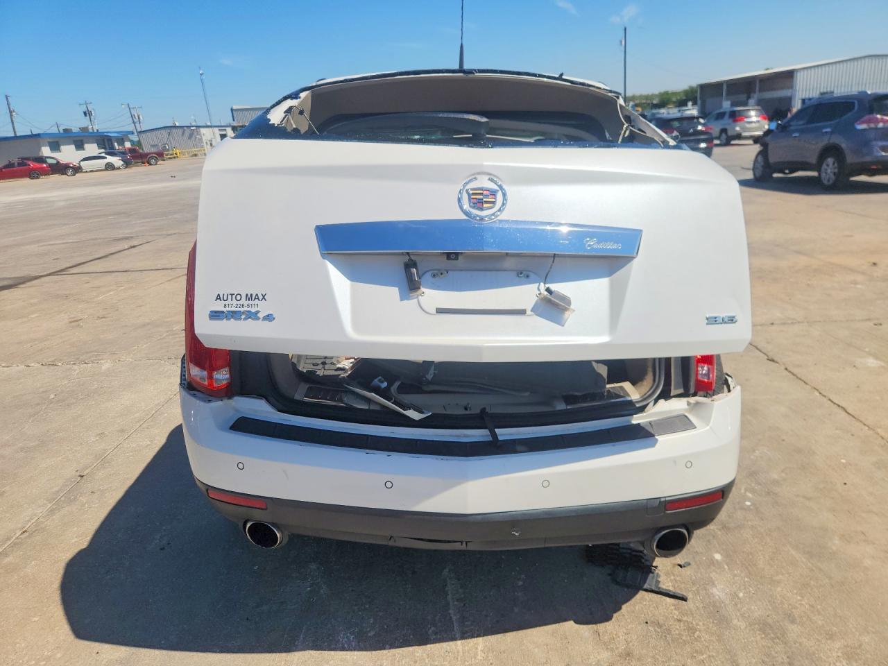 2013 Cadillac Srx Premium Collection White vin: 3GYFNJE3XDS607648