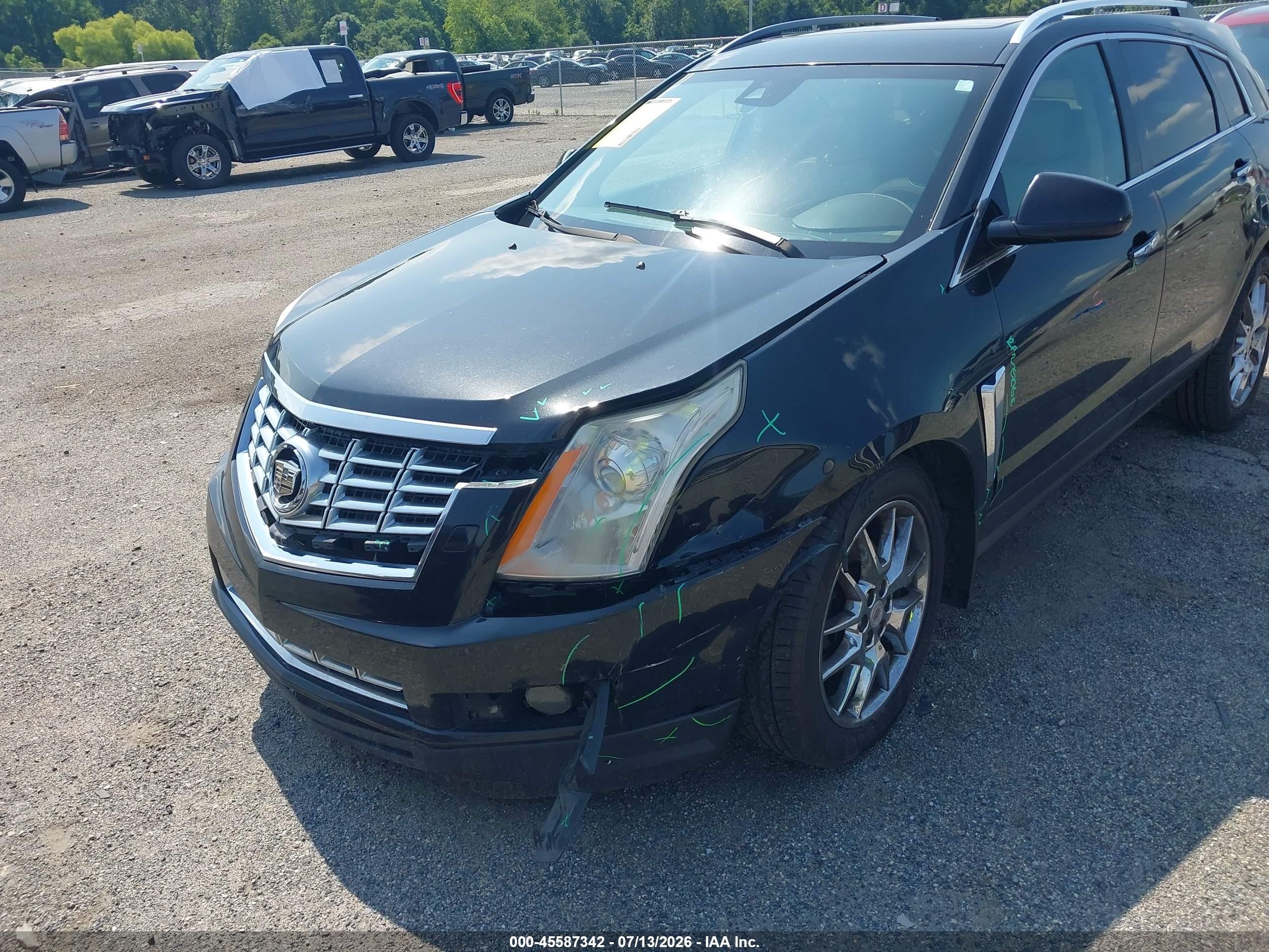 2013 Cadillac Srx Premium Collection Black vin: 3GYFNJE3XDS616205