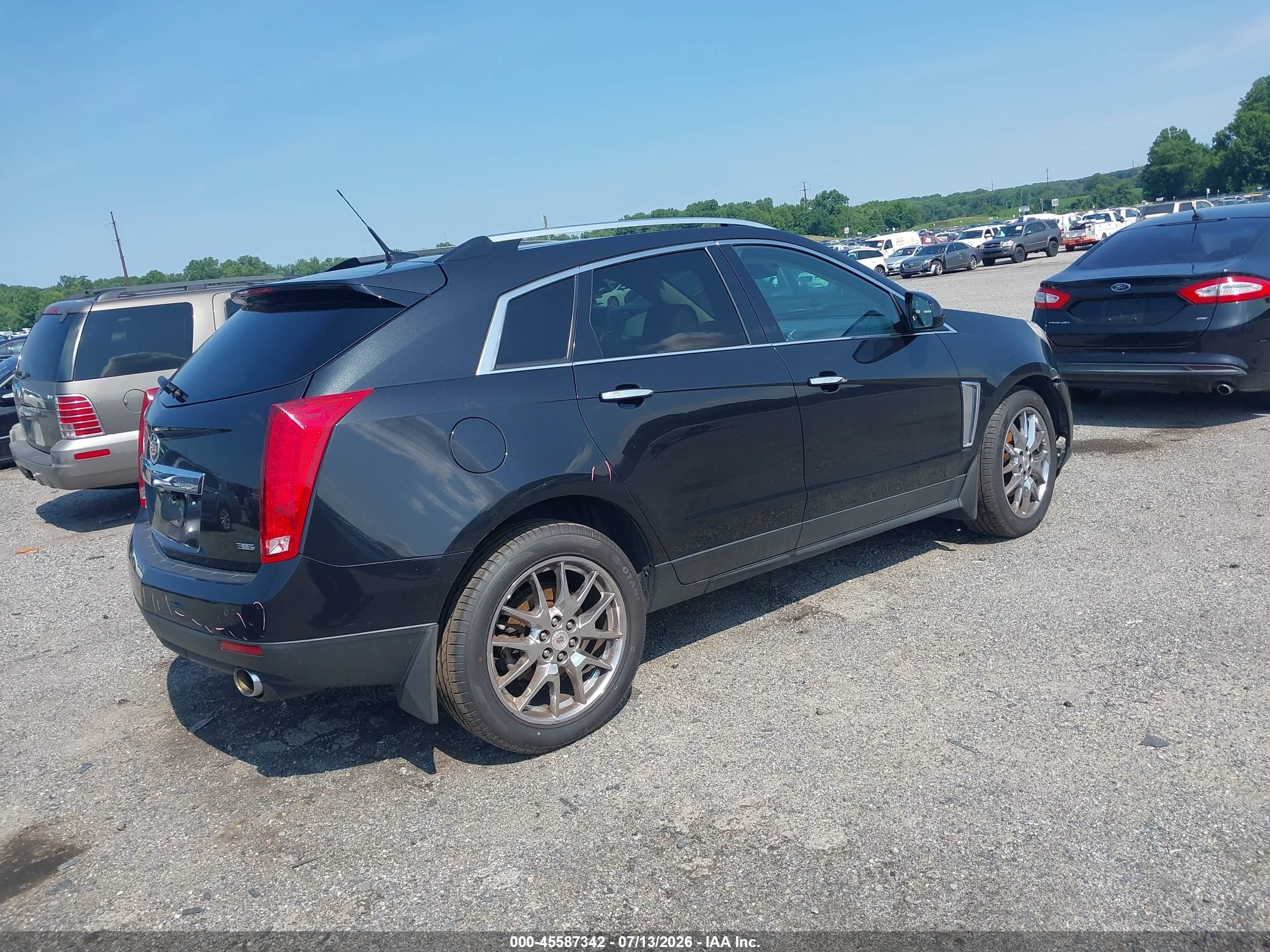 2013 Cadillac Srx Premium Collection Black vin: 3GYFNJE3XDS616205