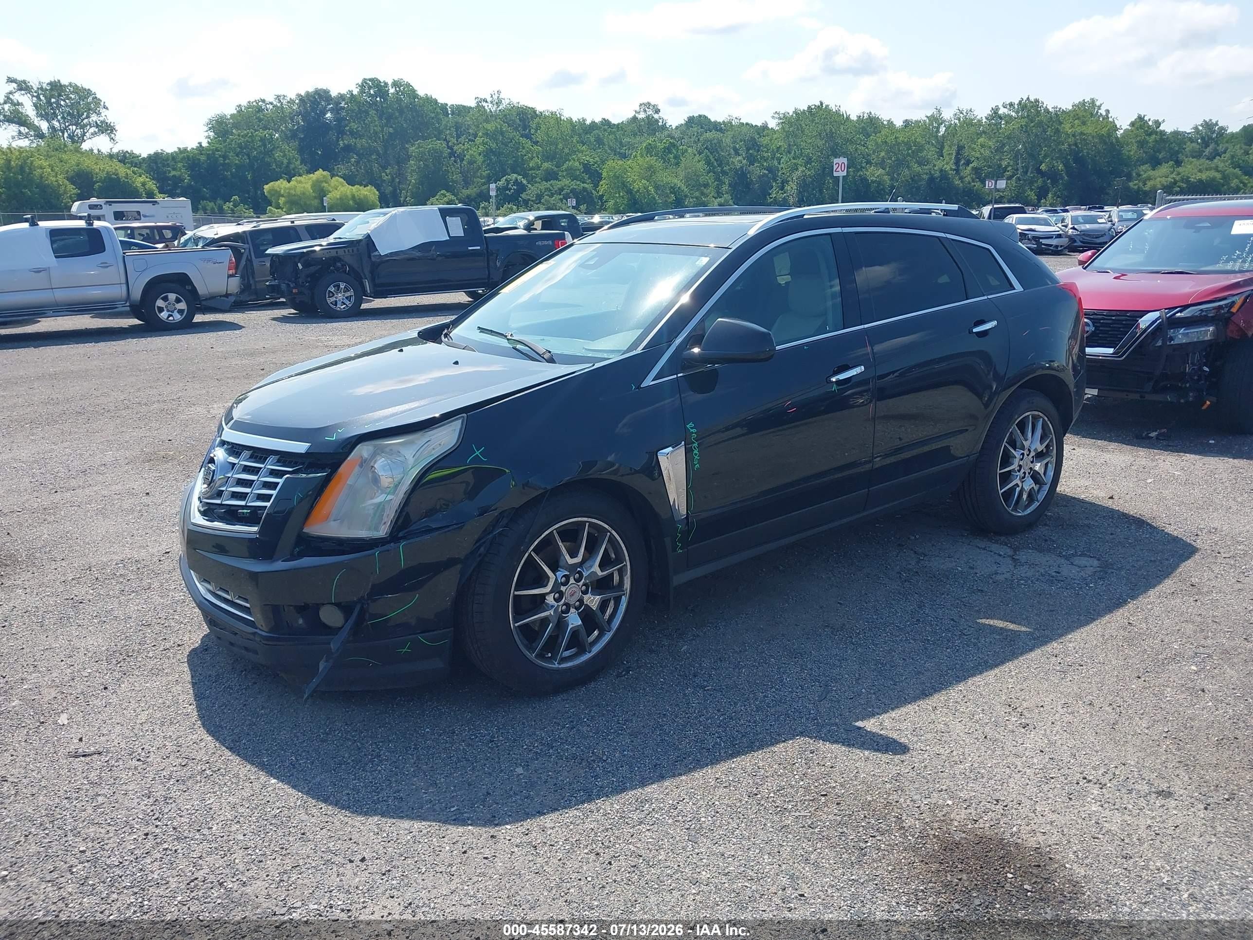 2013 Cadillac Srx Premium Collection Black vin: 3GYFNJE3XDS616205