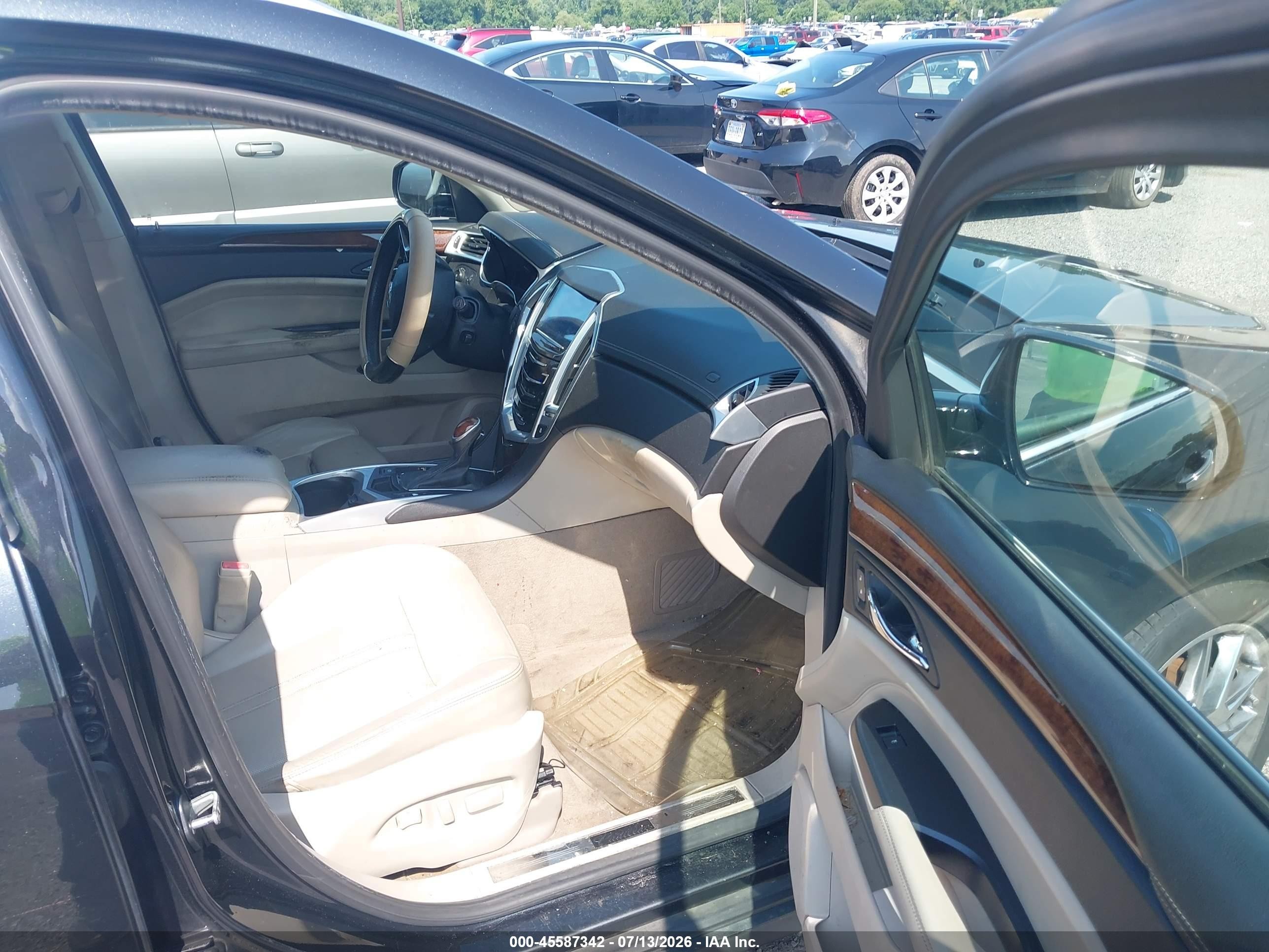 2013 Cadillac Srx Premium Collection Black vin: 3GYFNJE3XDS616205