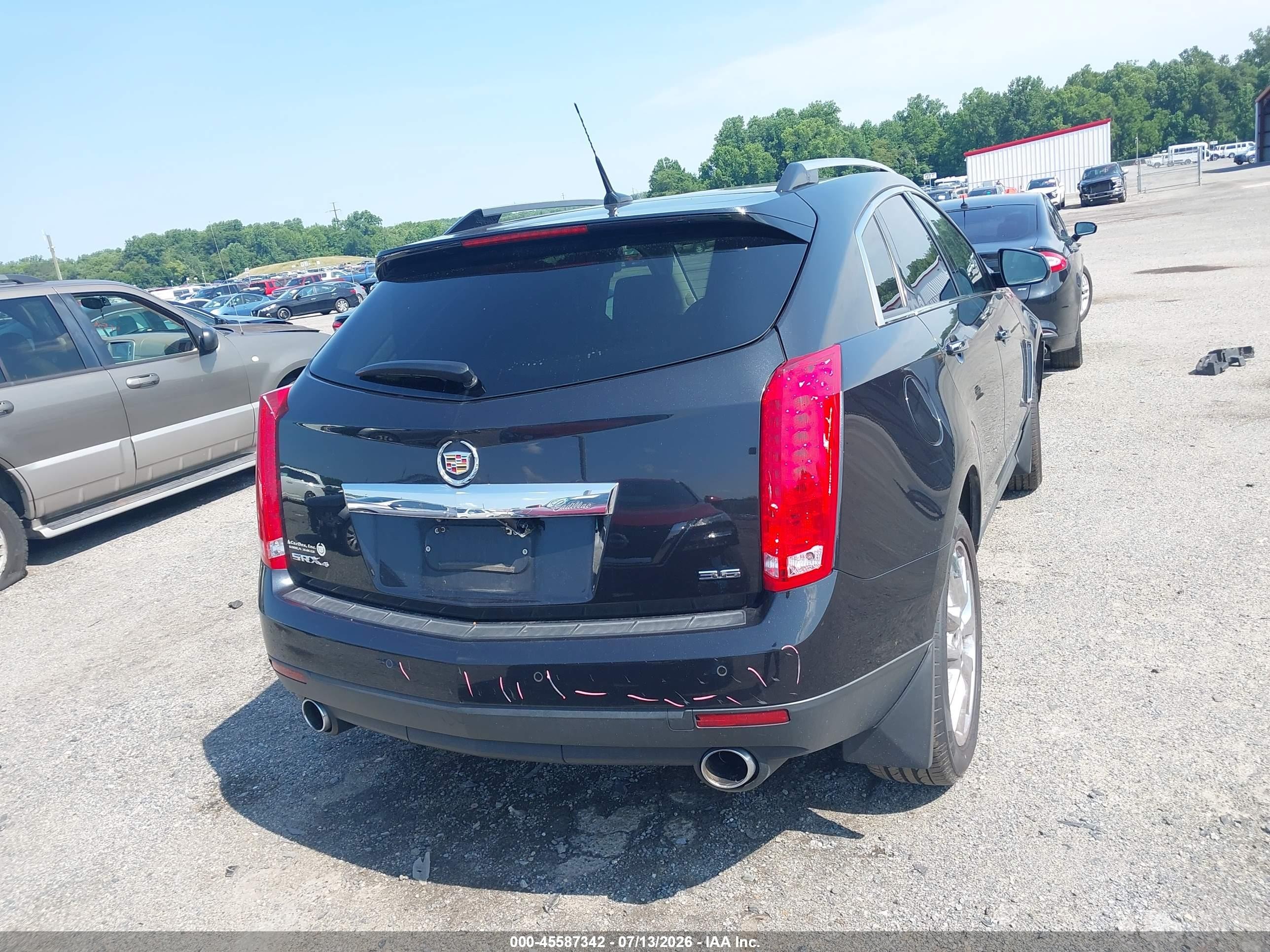 2013 Cadillac Srx Premium Collection Black vin: 3GYFNJE3XDS616205