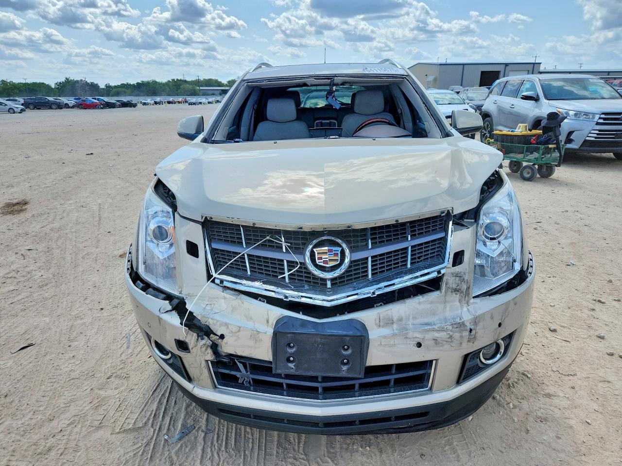 2010 Cadillac Srx Performance Collection Beige vin: 3GYFNJE40AS571196