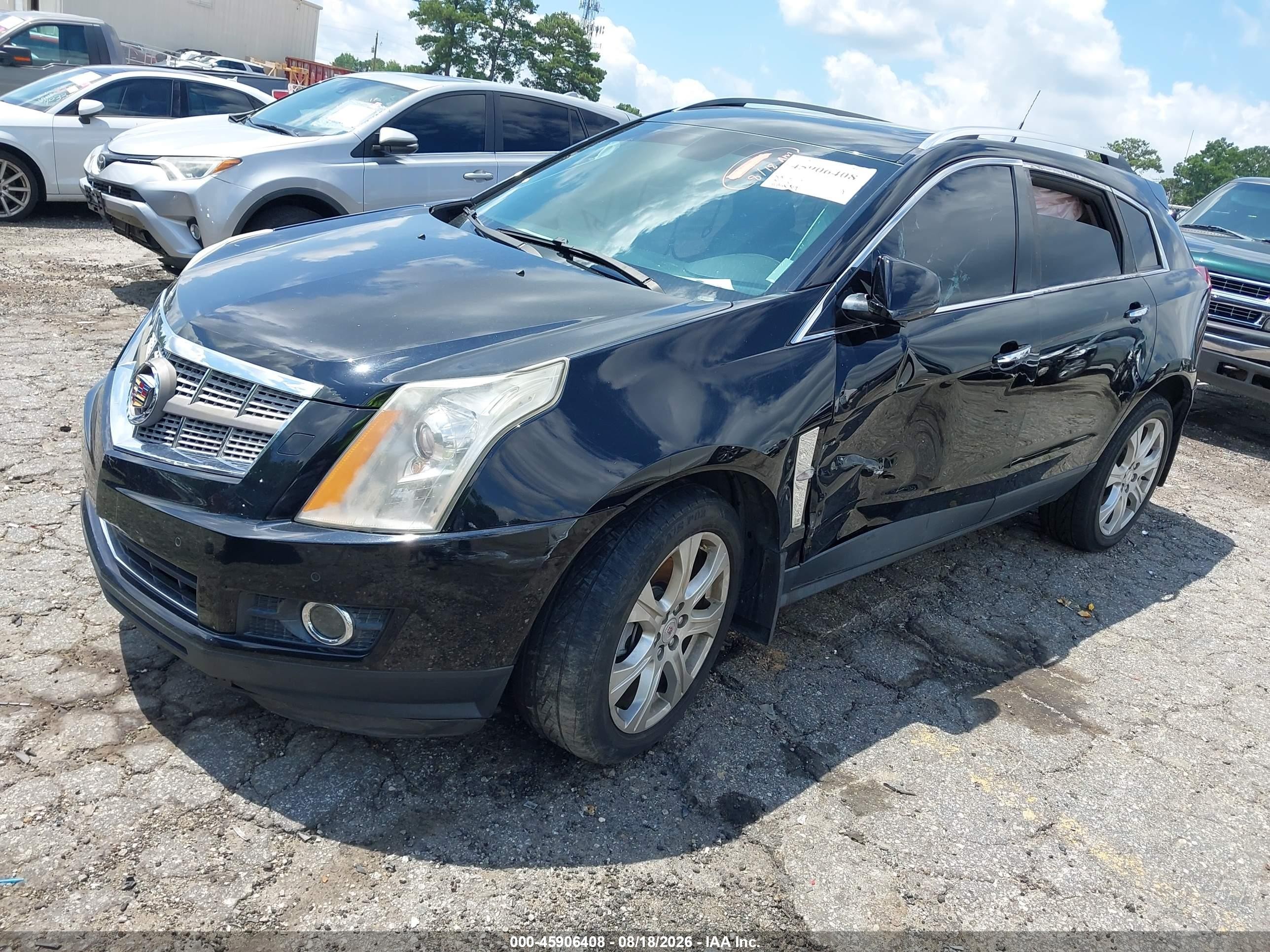 2010 Cadillac Srx Performance Collection Black vin: 3GYFNJE47AS570823