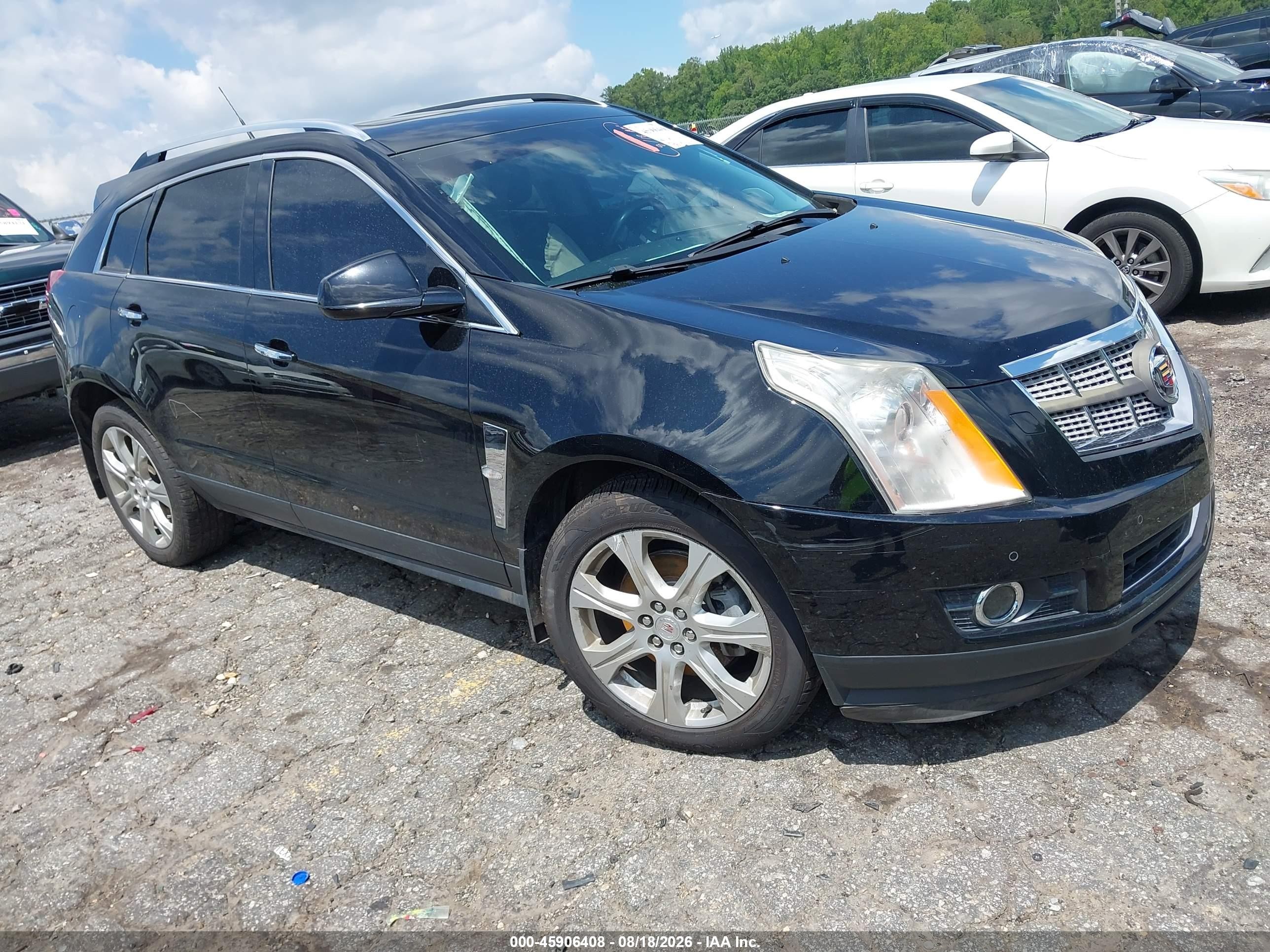 2010 Cadillac Srx Performance Collection Black vin: 3GYFNJE47AS570823