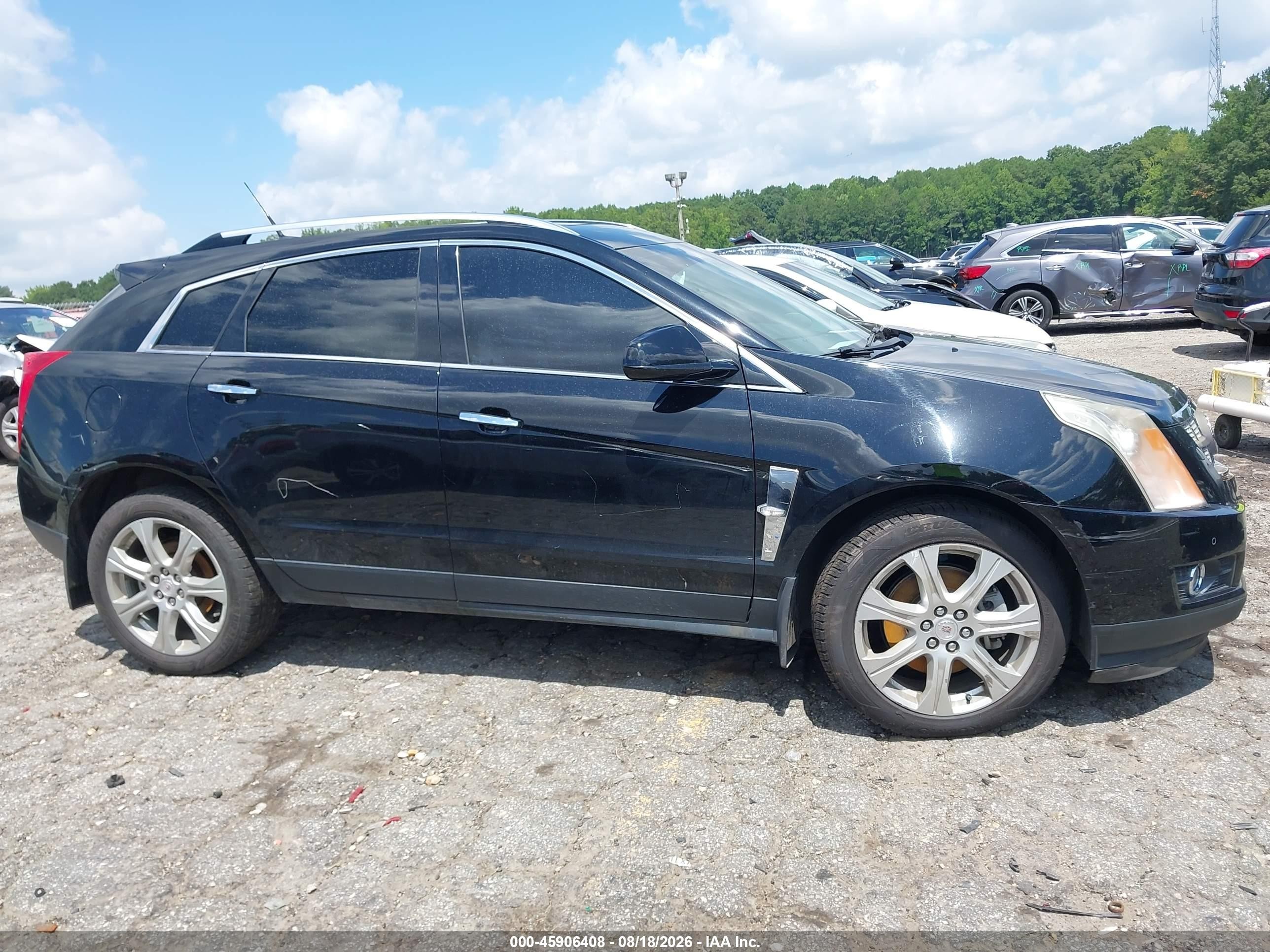 2010 Cadillac Srx Performance Collection Black vin: 3GYFNJE47AS570823