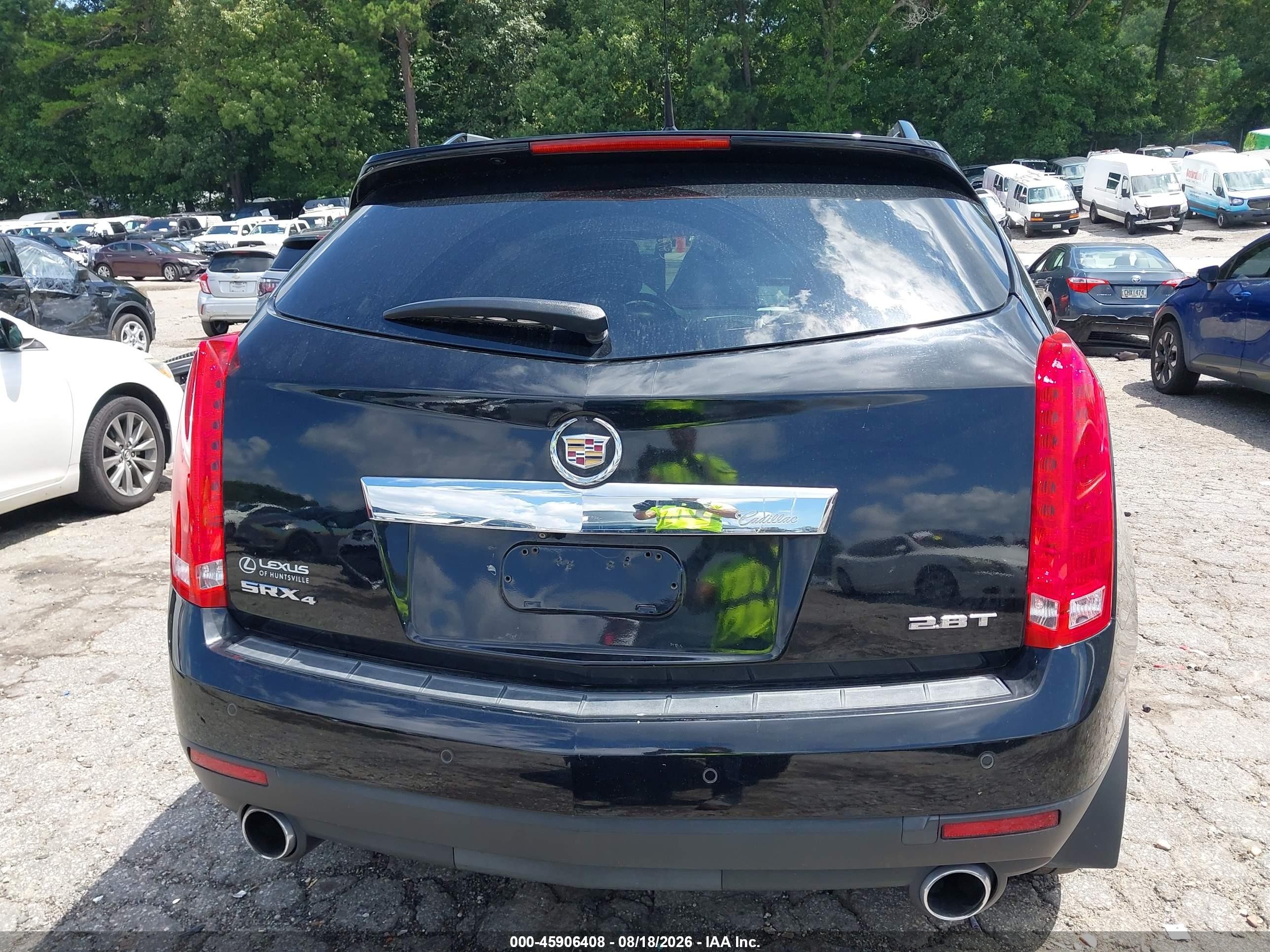 2010 Cadillac Srx Performance Collection Black vin: 3GYFNJE47AS570823