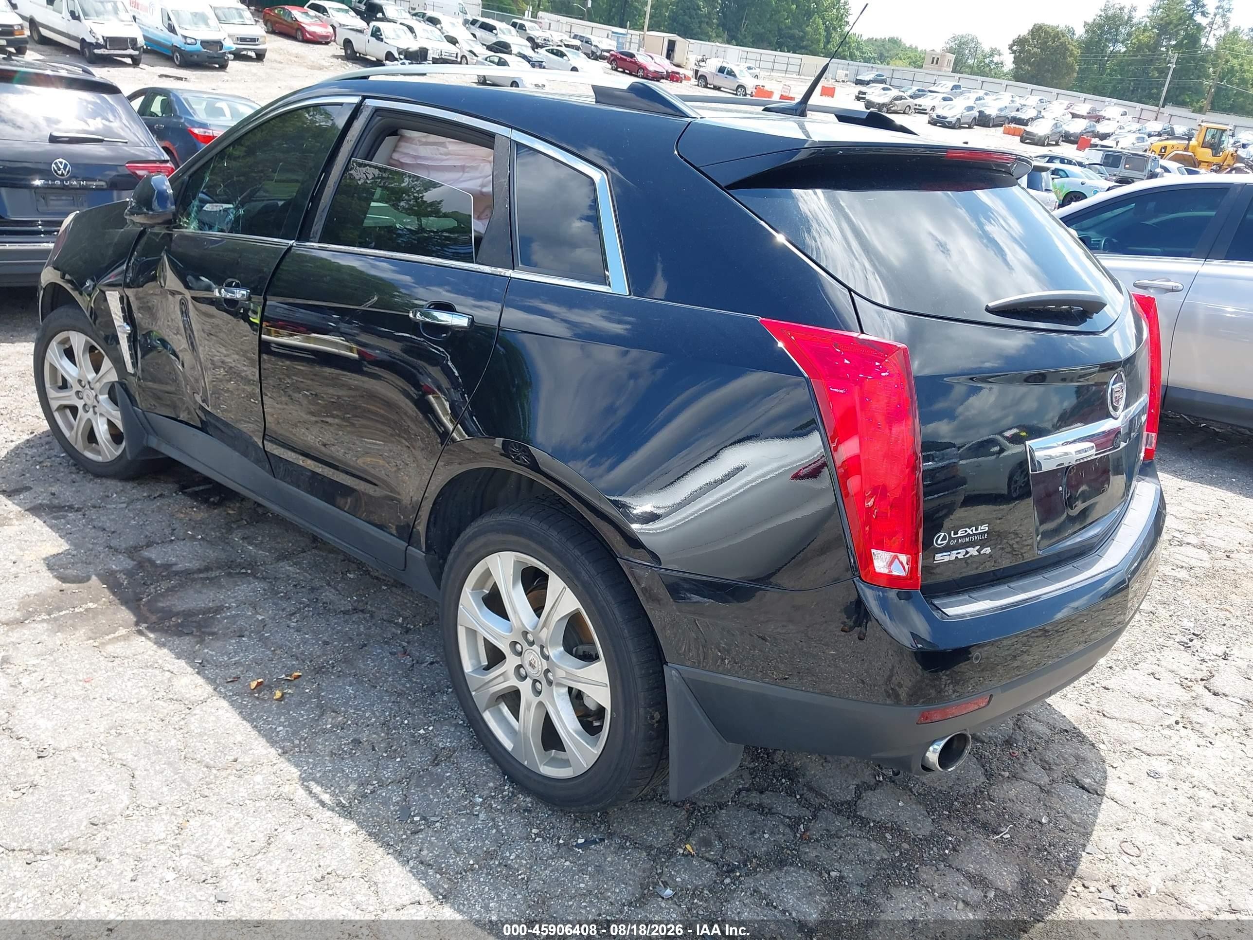 2010 Cadillac Srx Performance Collection Black vin: 3GYFNJE47AS570823