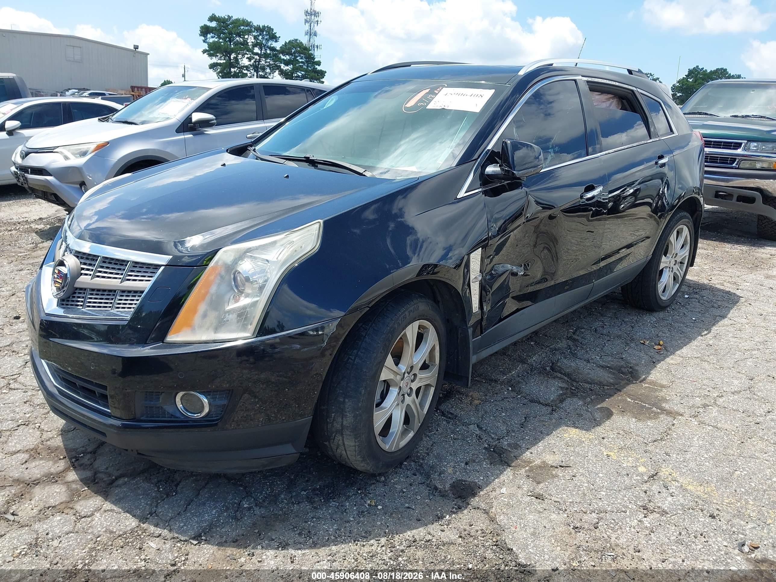 2010 Cadillac Srx Performance Collection Black vin: 3GYFNJE47AS570823
