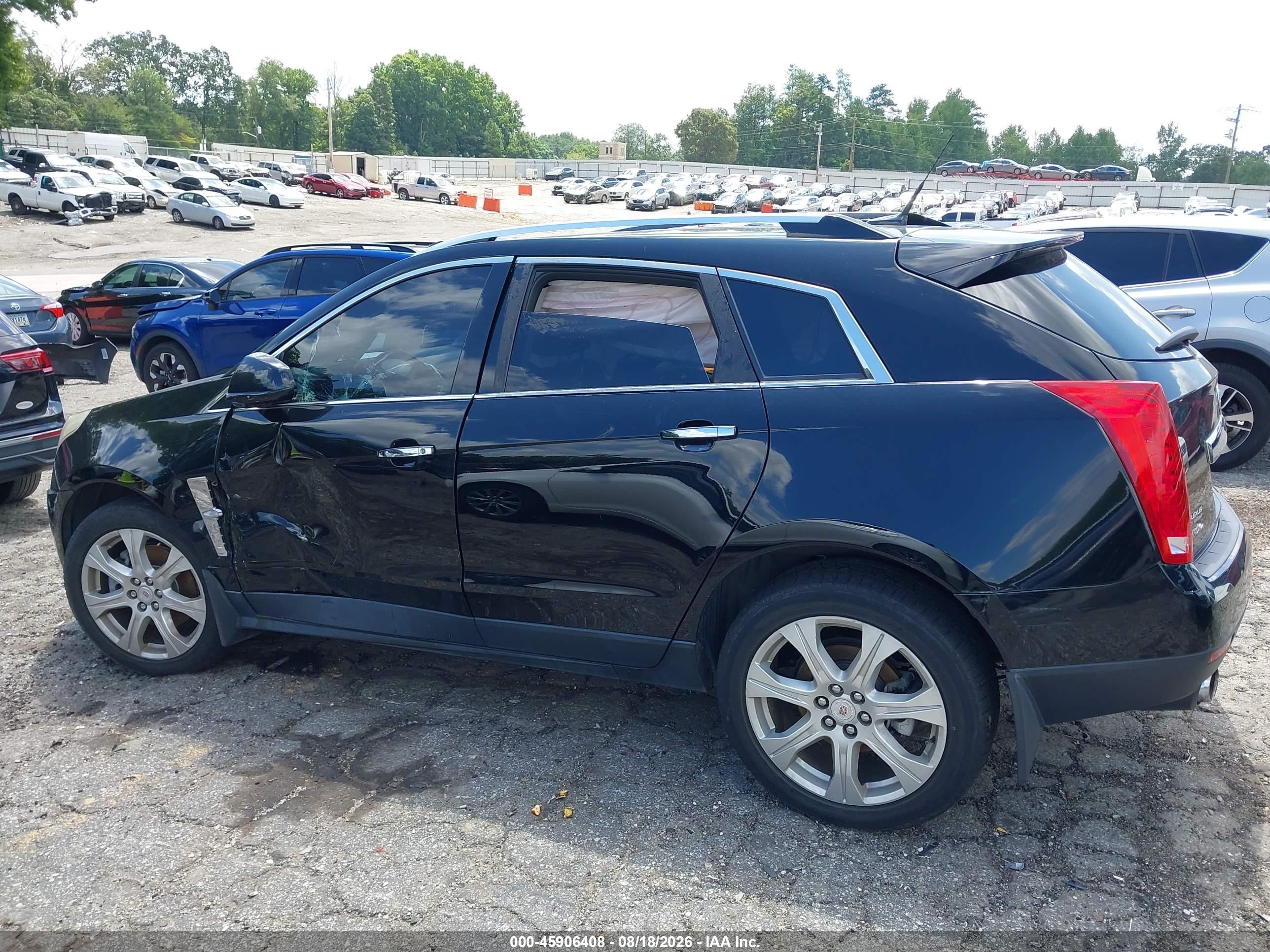 2010 Cadillac Srx Performance Collection Black vin: 3GYFNJE47AS570823