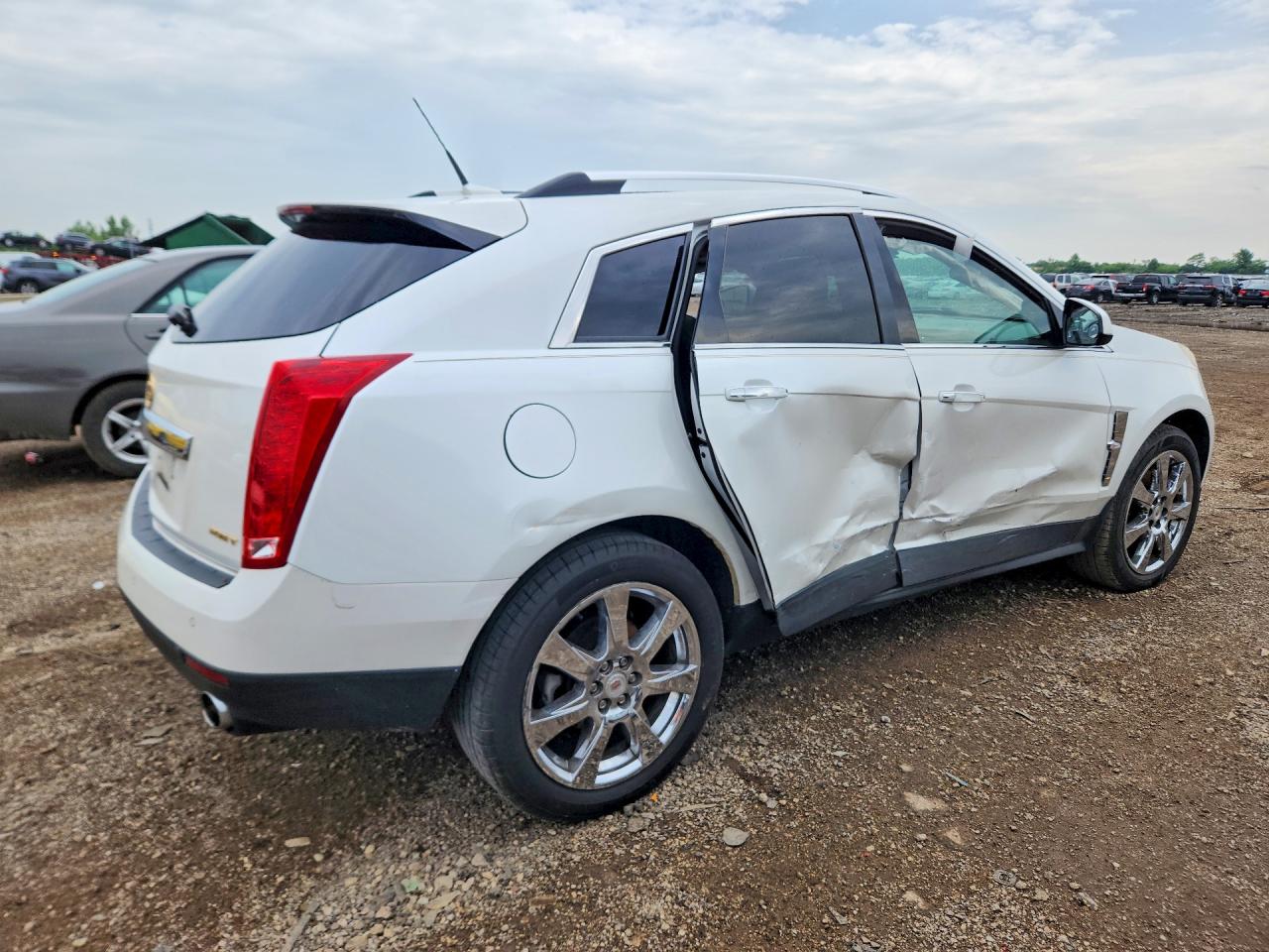 2010 Cadillac Srx Premium Collection White vin: 3GYFNKE44AS578058