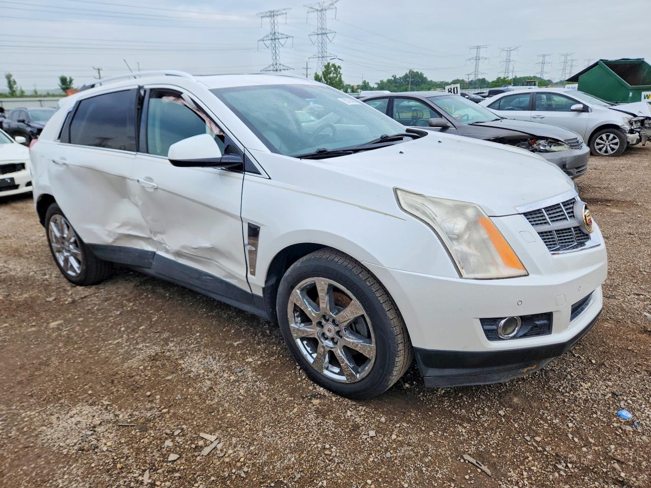 2010 Cadillac Srx Premium Collection White vin: 3GYFNKE44AS578058