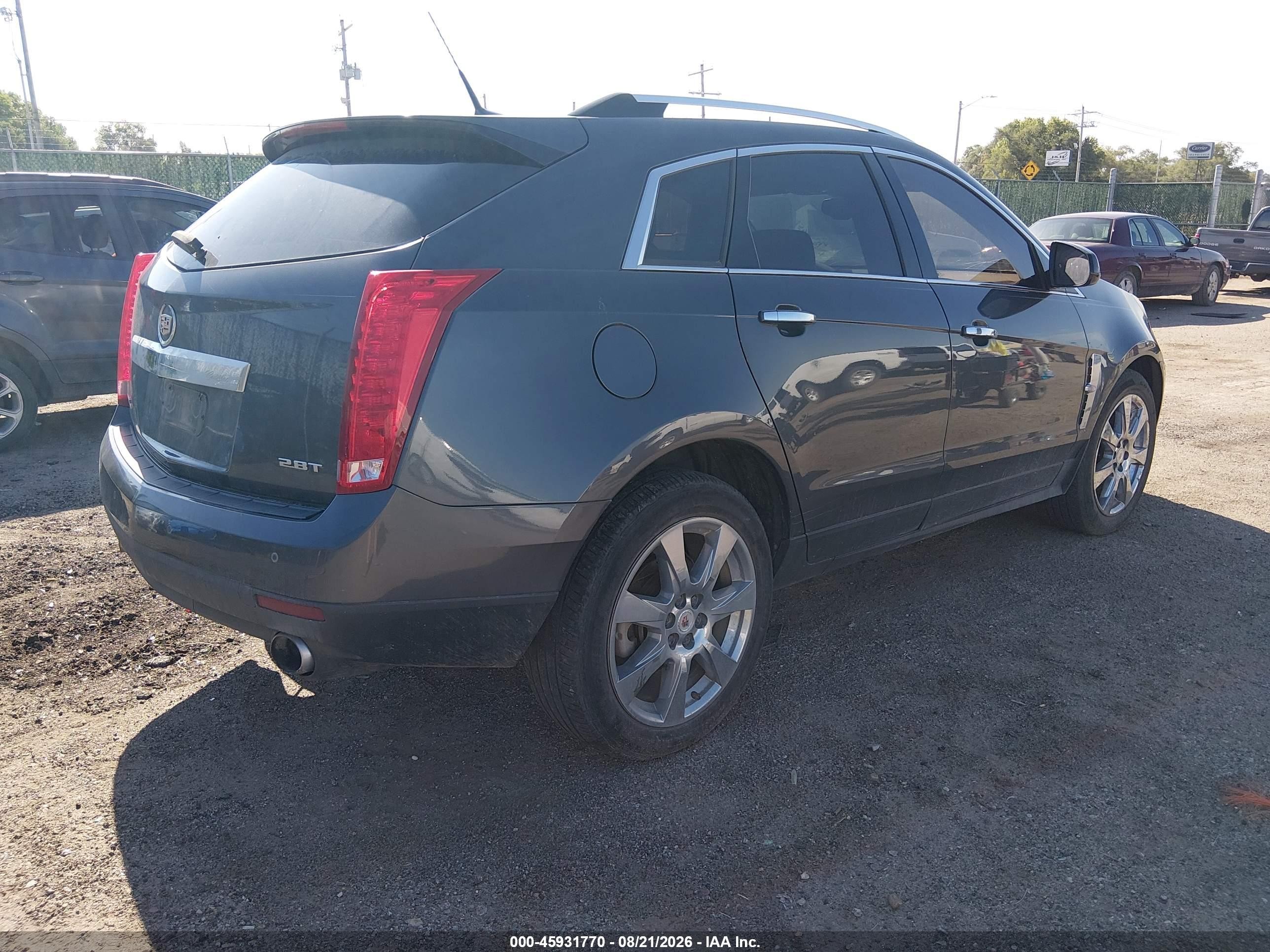 2010 Cadillac Srx Turbo Premium Gray vin: 3GYFNKE44AS593580