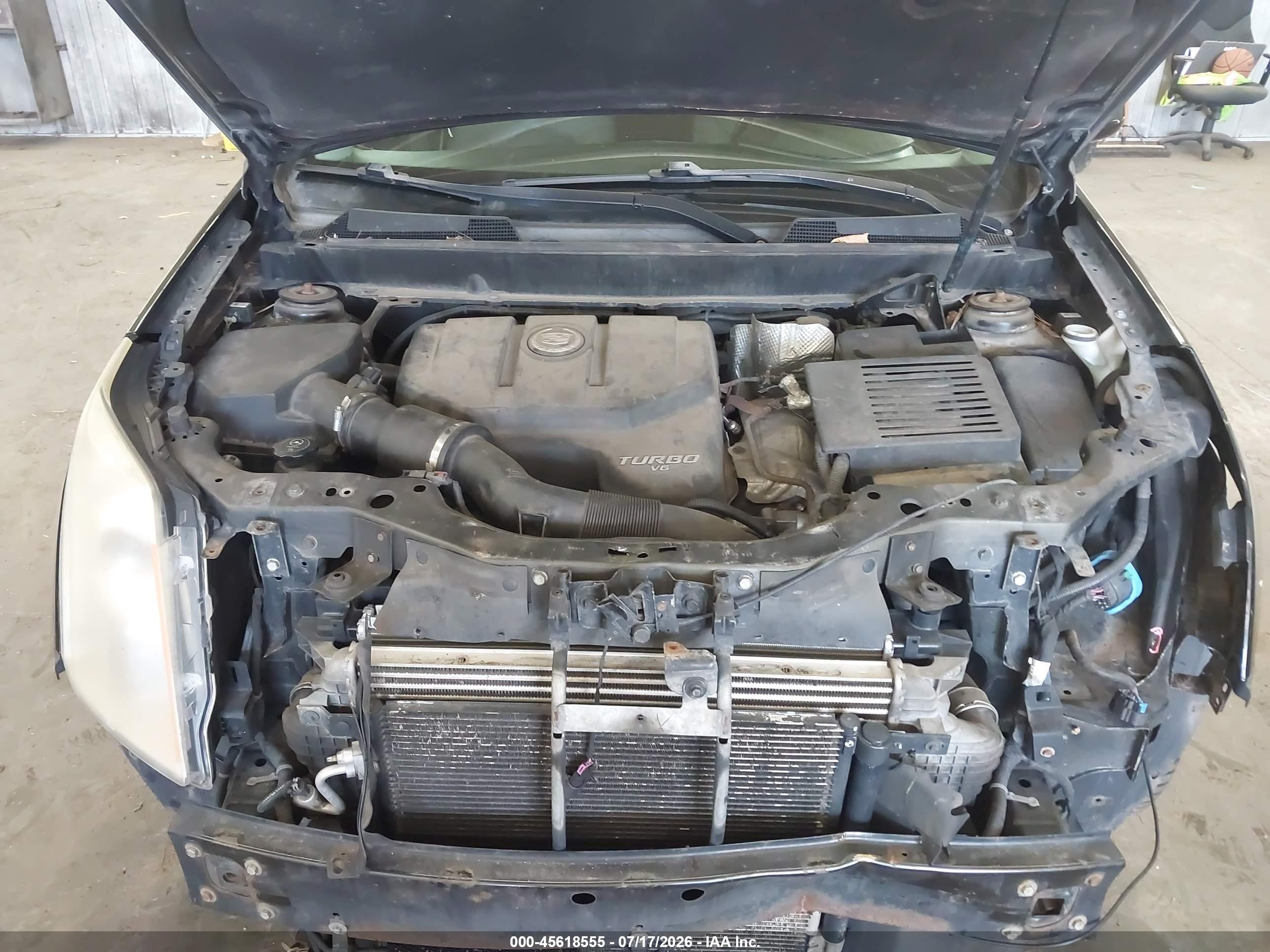 2010 Cadillac Srx Turbo Premium Черный vin: 3GYFNKE46AS627776